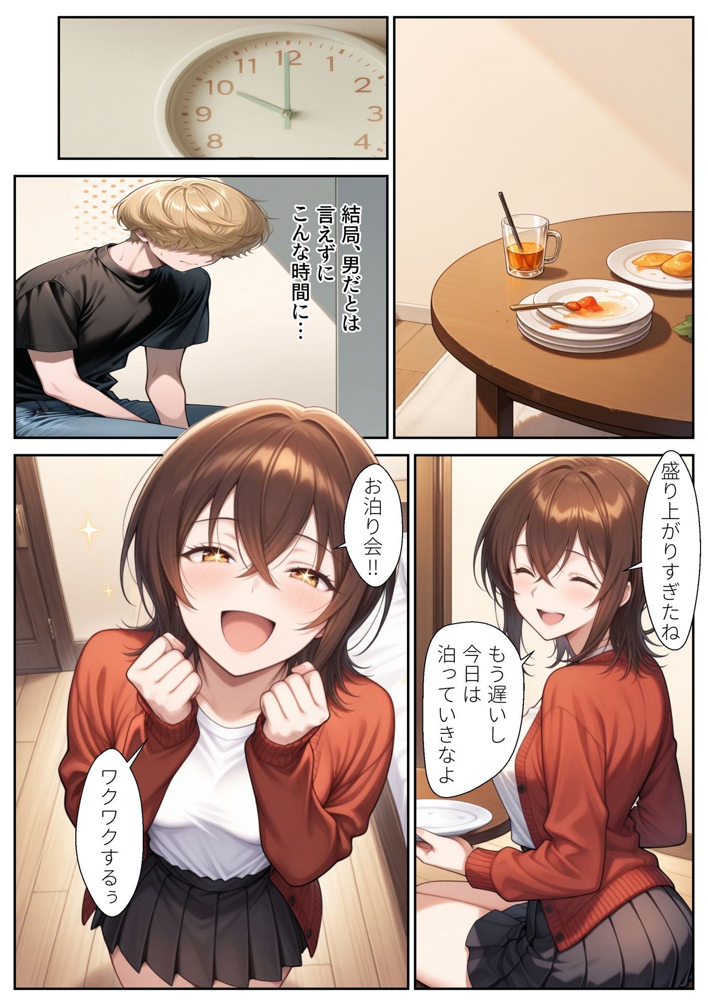 勘違い恵美ちゃんとの夜 サンプル2ページ目