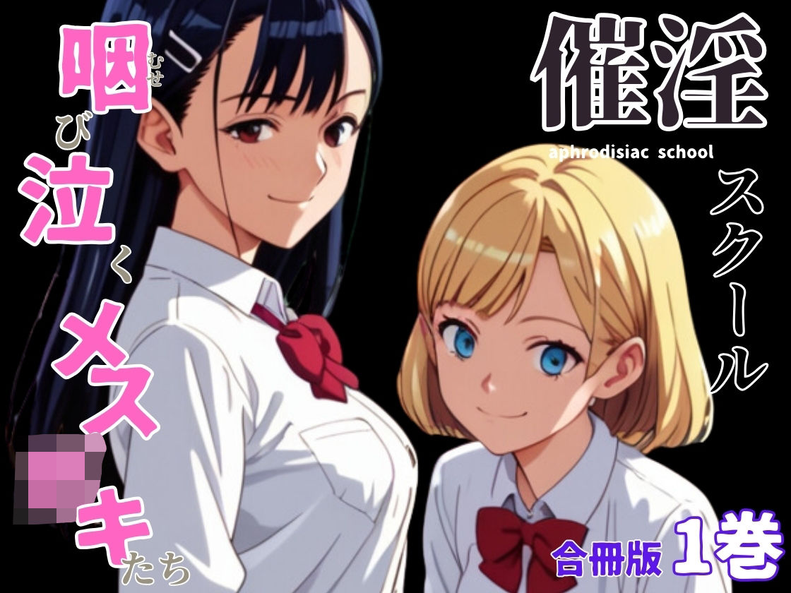 催淫スクール〜咽び泣くメス〇キたち〜【合冊版】1ボーナストラック付き（フルカラー） サンプル1ページ目