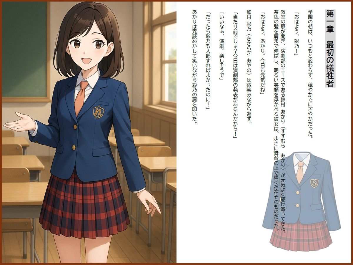 ハイグレに堕ちる学び舎 〜抗えぬ制服〜 サンプル1ページ目