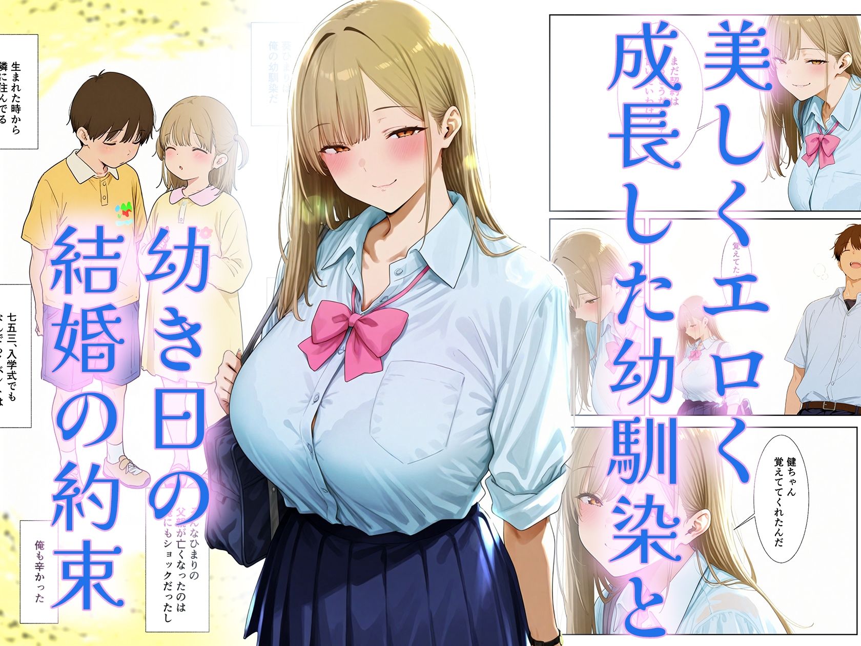 オサナトラレ  幼馴染×寝取られ サンプル1ページ目