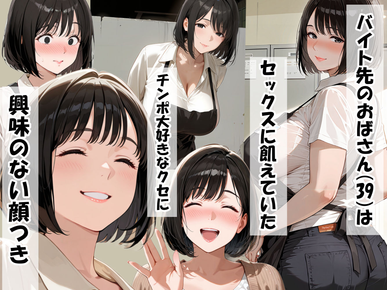 バイト先の人妻（39歳）をお持ち帰りして、 久しぶりのチンポに、本能ムキ出しで中出し懇願してきた（笑） サンプル1ページ目