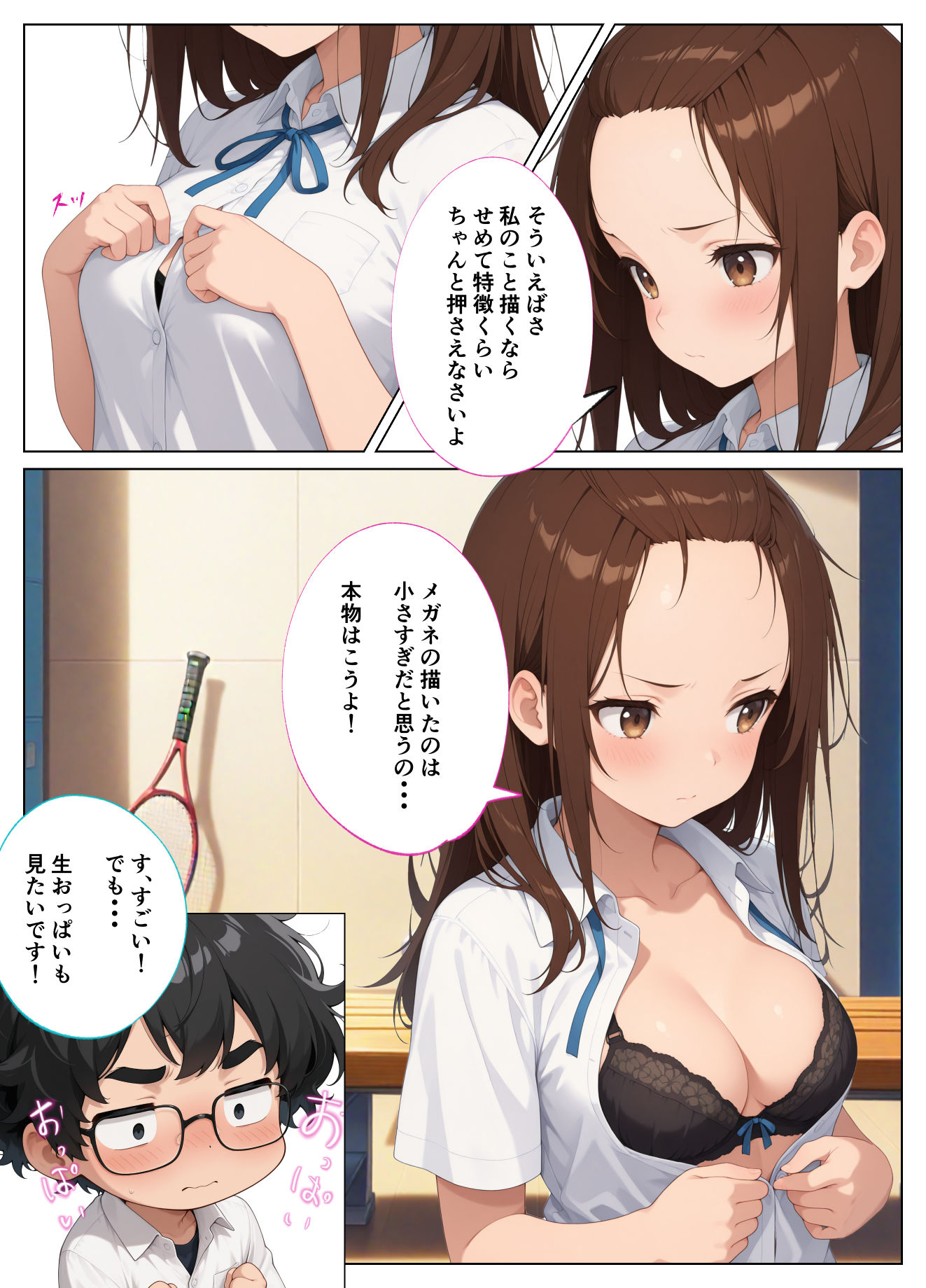 童貞モブがハーレム主人公になるまであと100日〜ぼっちメガネにイカされて〜 サンプル7ページ目