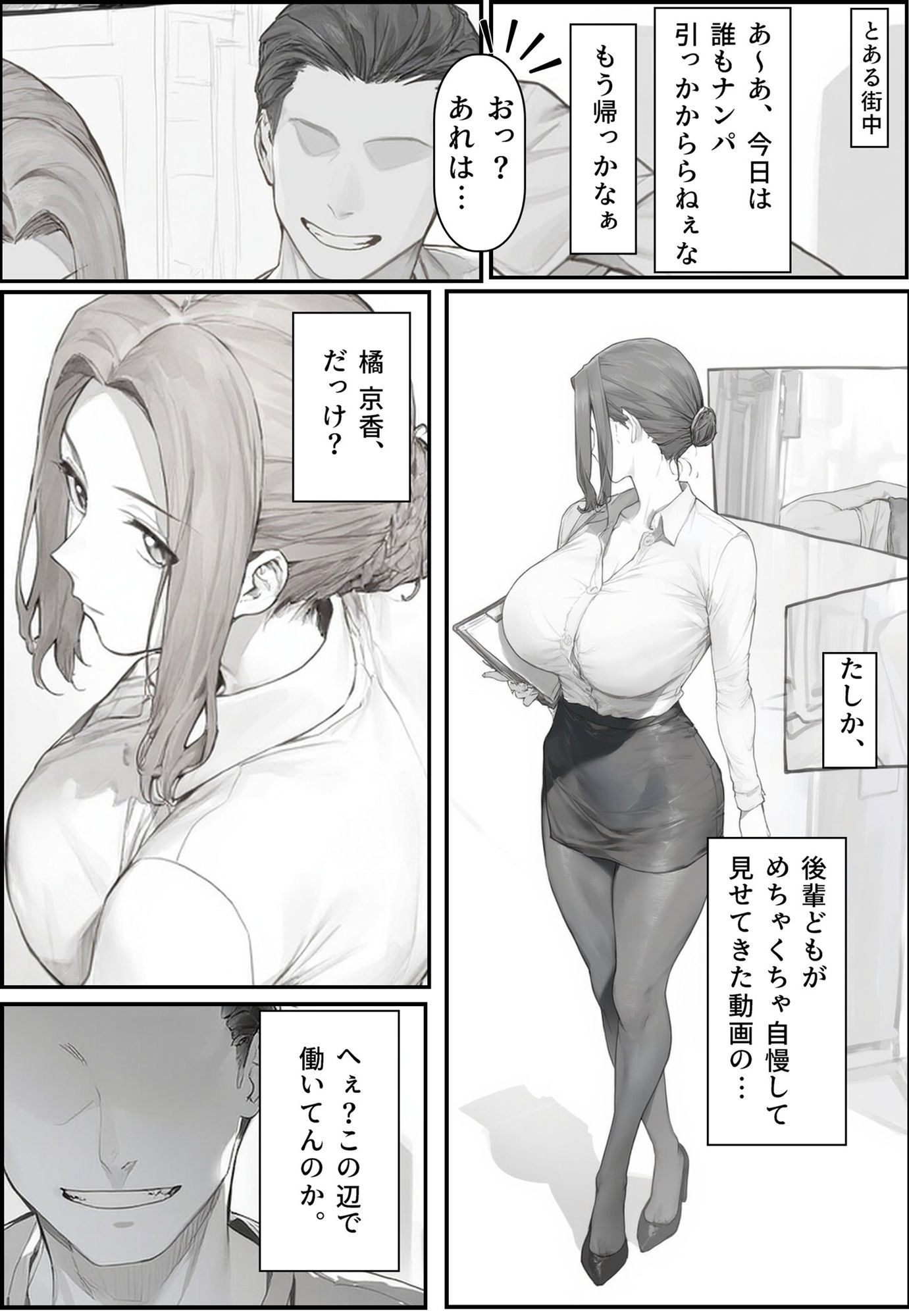 橘〇香の淫らな日常 サンプル1ページ目