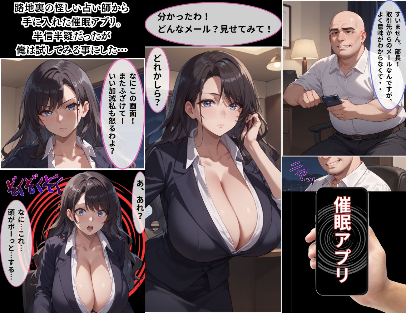 催●支配  万年ヒラ社員の俺が巨乳人妻上司を寝取った話。 サンプル3ページ目