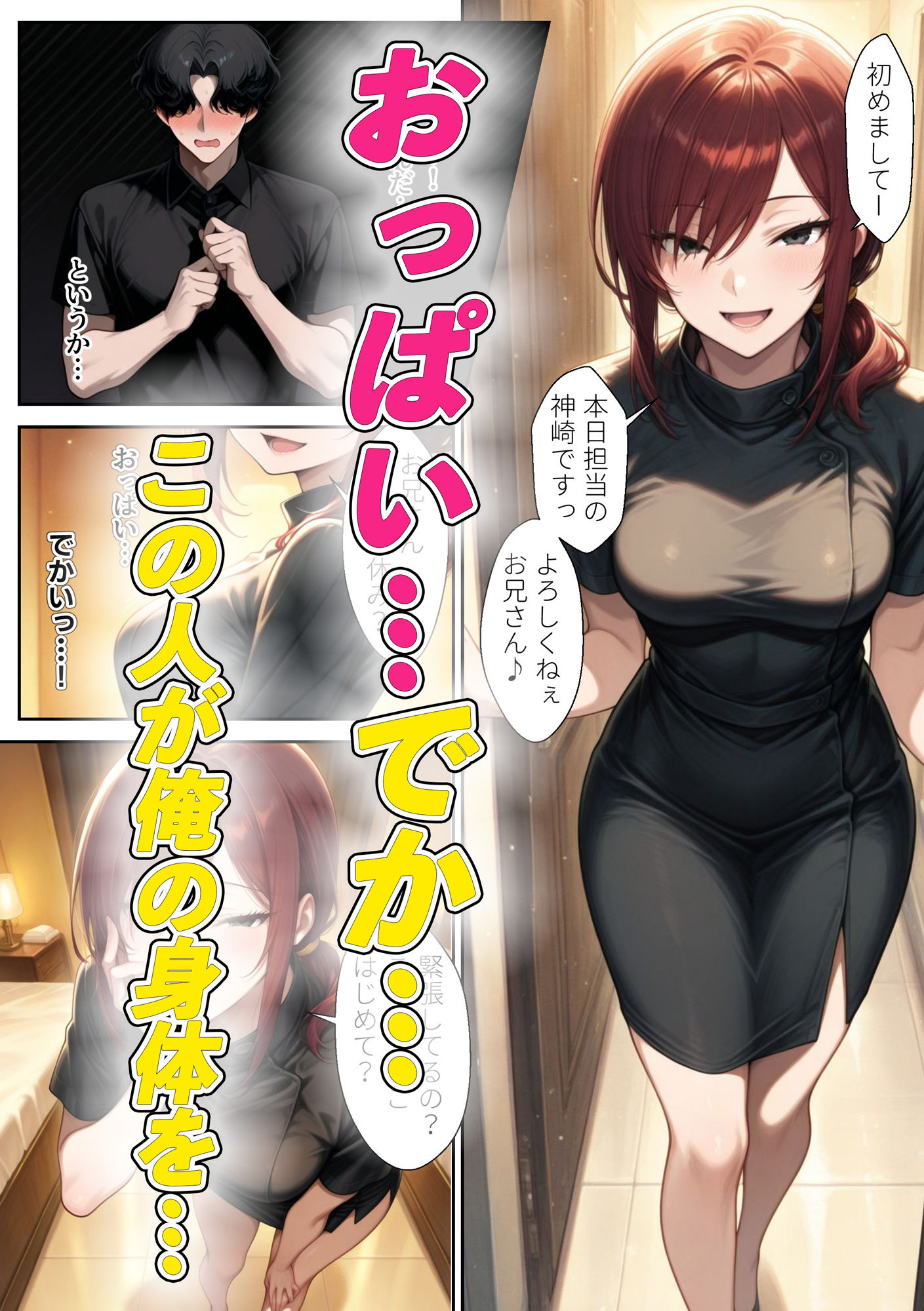 誘惑の巨乳セラピスト体験 サンプル5ページ目