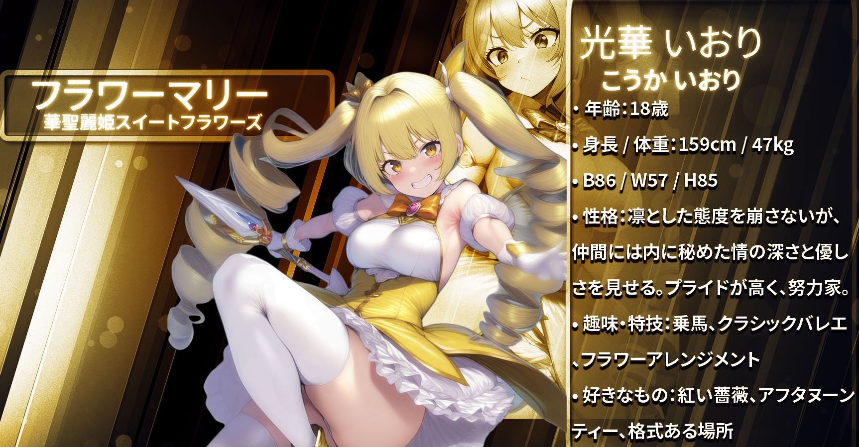 華聖麗姫スイートフラワーズ 3 〜淫涜の二人・淫欲にまみれた堕ちゆく麗姫〜 サンプル1ページ目