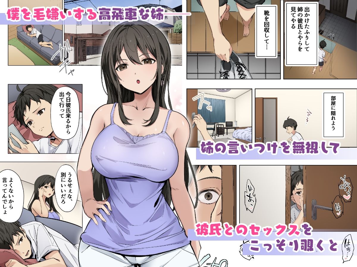 姉が彼氏とセックスしているのを目撃して以来、勃起が止まらずハメまくっちゃいました サンプル1ページ目