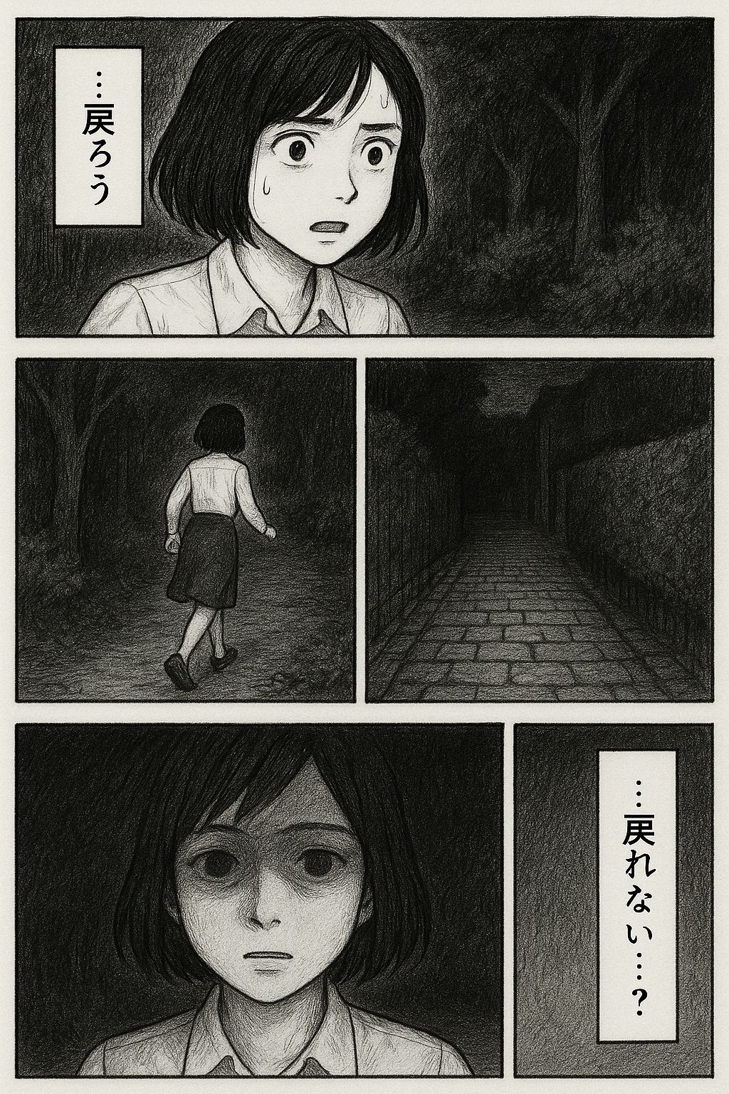 帰り道エロホラー サンプル6ページ目