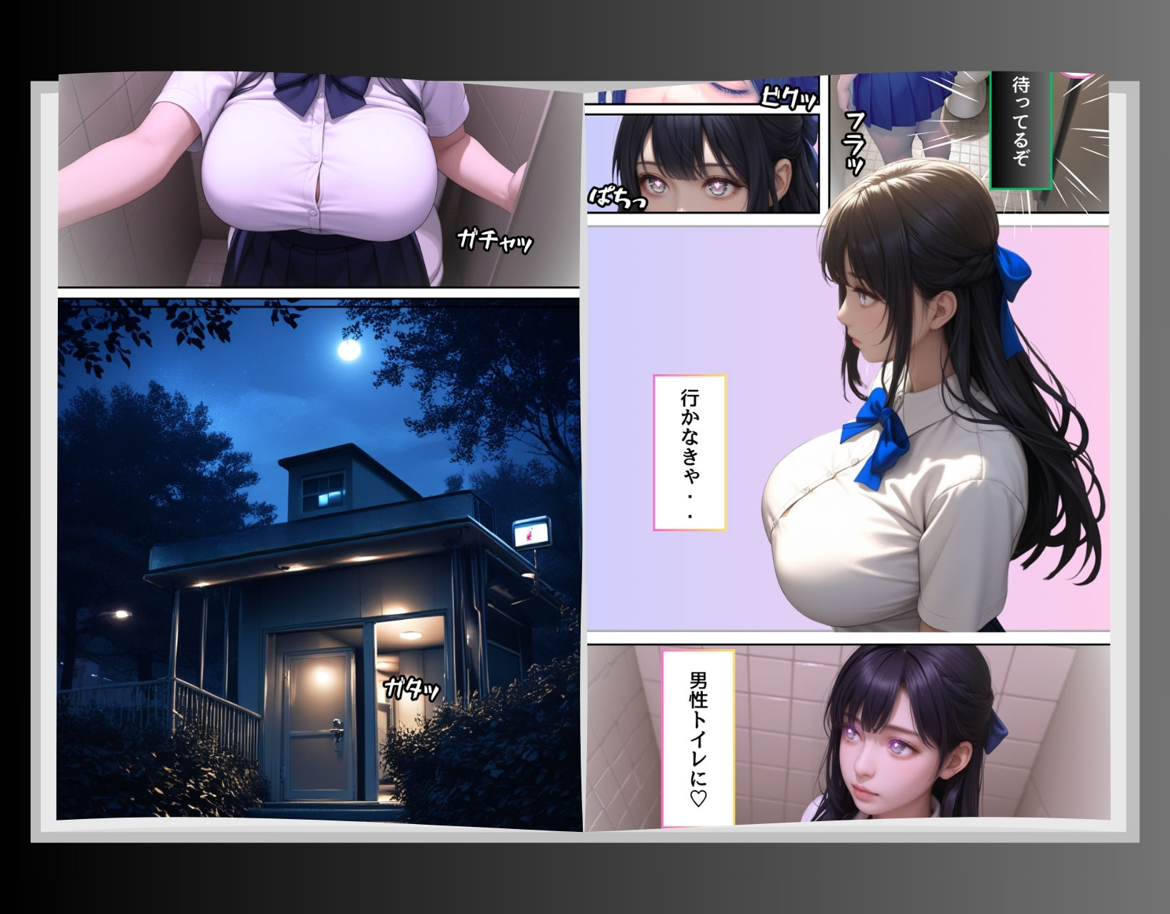 トイレに寄っただけなのに・・催〇クリームでむちむちJ〇を性支配 サンプル5ページ目