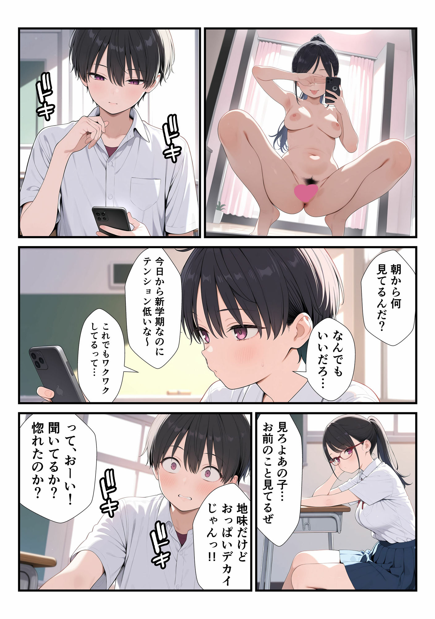 となりのあの子の秘密 サンプル2ページ目