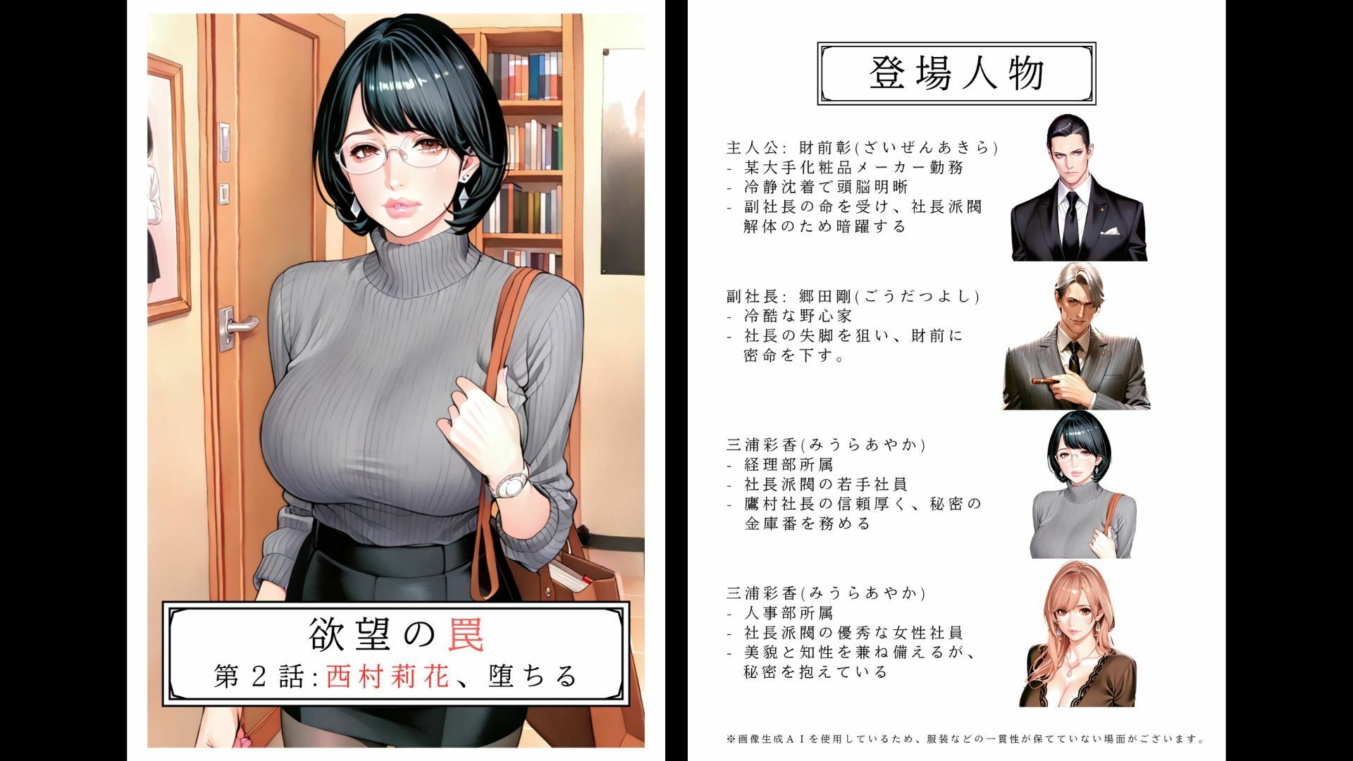 欲望の罠-第2話 西村莉花 堕ちる サンプル1ページ目