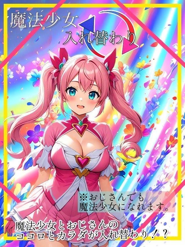 【入れ替わり・漫画】魔法少女入れ替わり サンプル1ページ目