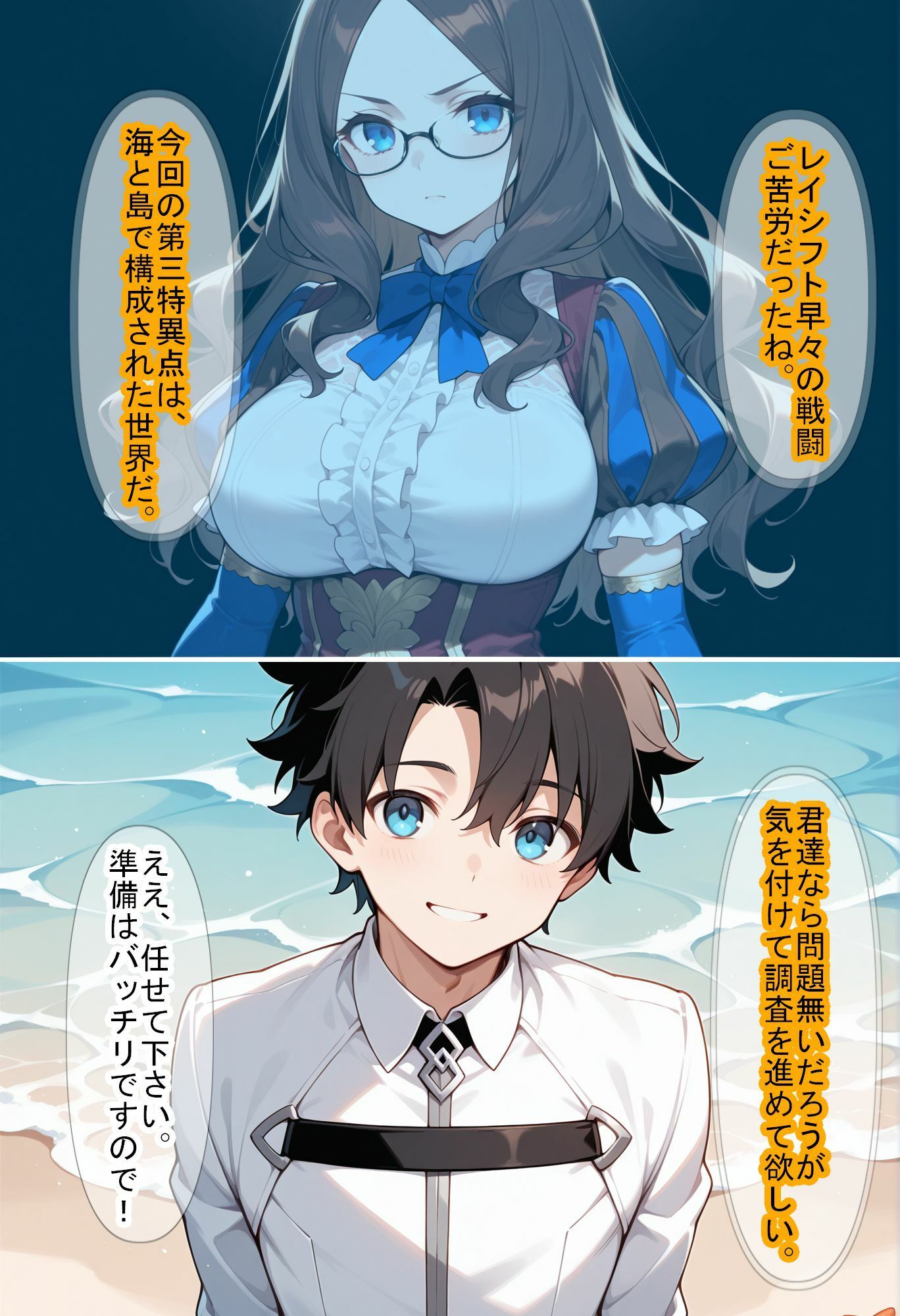 【F〇Oの世界に入ってしまったら？】〜女サーヴァントにエロい事し放題だった件〜4 サンプル1ページ目