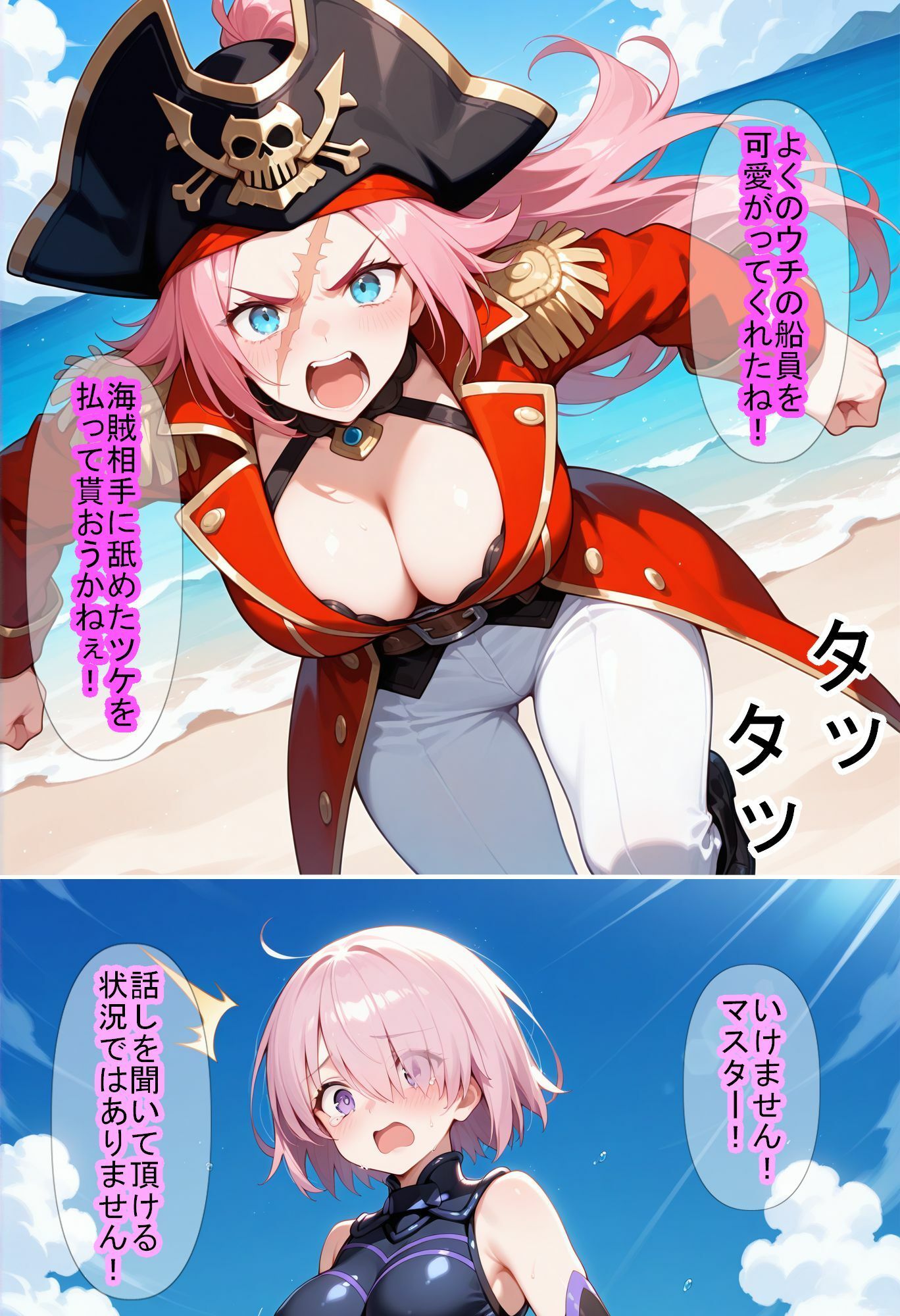【F〇Oの世界に入ってしまったら？】〜女サーヴァントにエロい事し放題だった件〜4 サンプル4ページ目