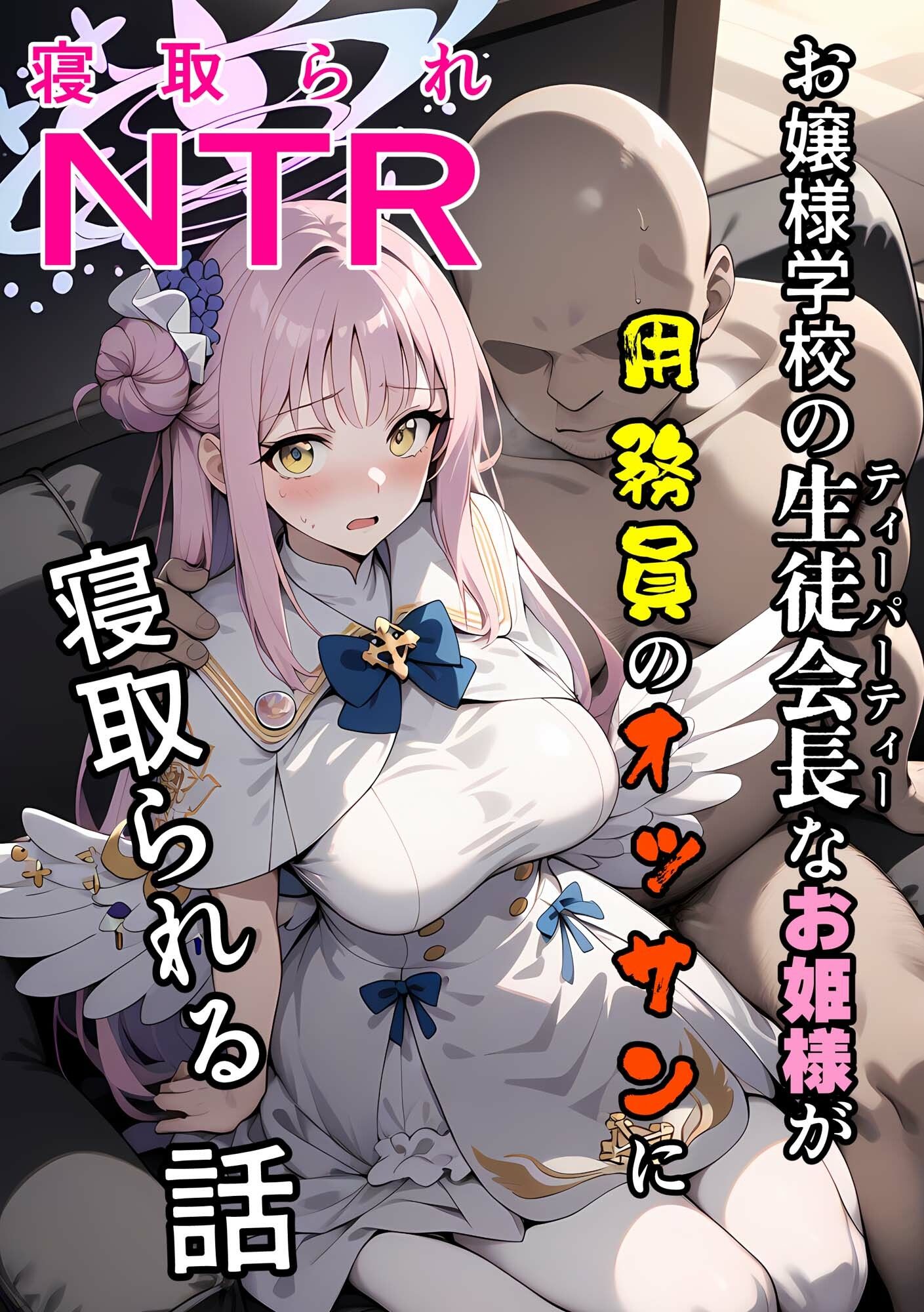 ティーパーティーのお姫様が用務員のおっさんに寝取られる話 〜ミカNTR〜 サンプル1ページ目