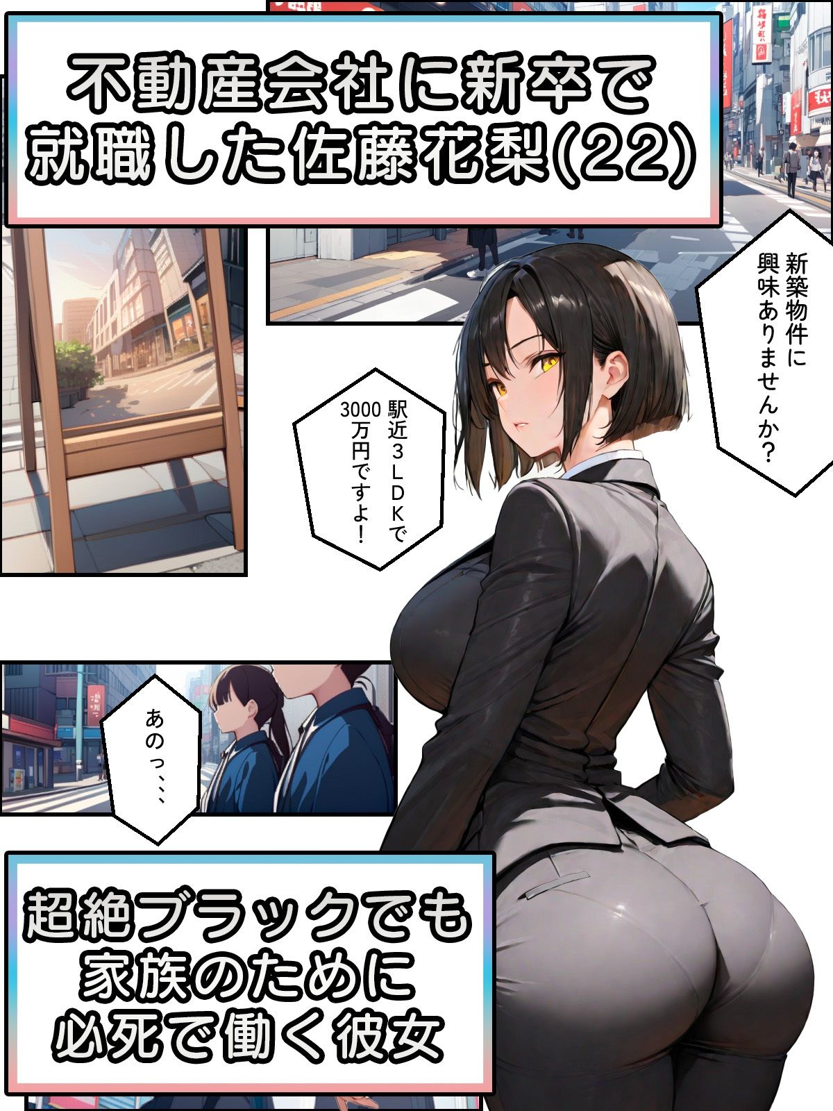 憧れの新卒ちゃんをパワハラ上司に寝取られた！大好きなあの子が喰われるのを見てるだけの僕 サンプル1ページ目