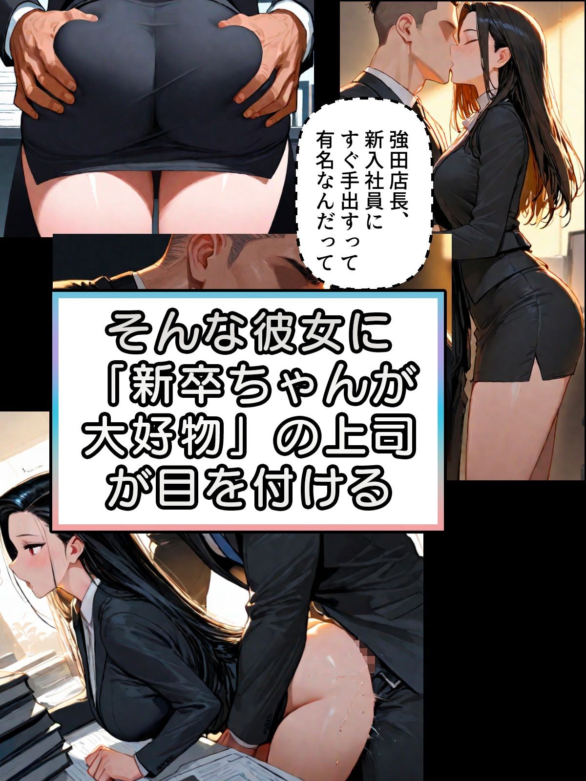 憧れの新卒ちゃんをパワハラ上司に寝取られた！大好きなあの子が喰われるのを見てるだけの僕 サンプル2ページ目