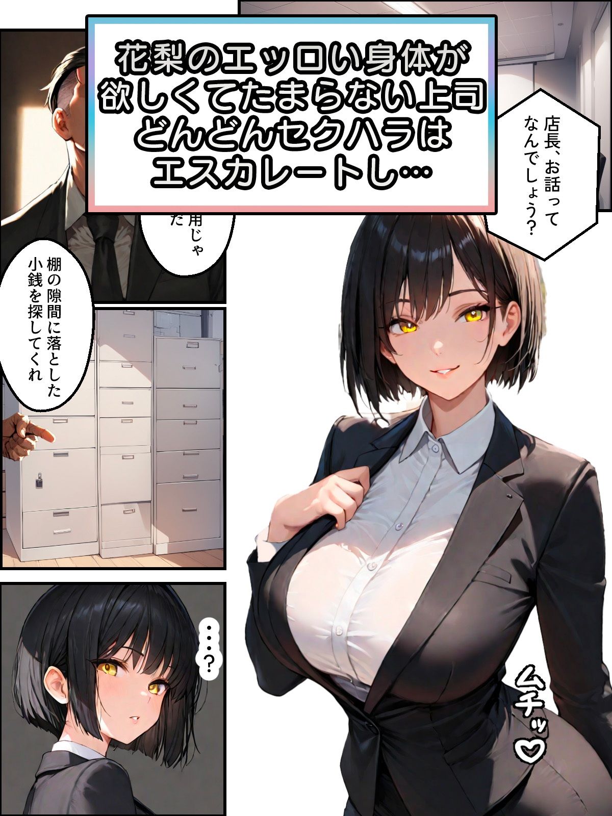 憧れの新卒ちゃんをパワハラ上司に寝取られた！大好きなあの子が喰われるのを見てるだけの僕 サンプル4ページ目