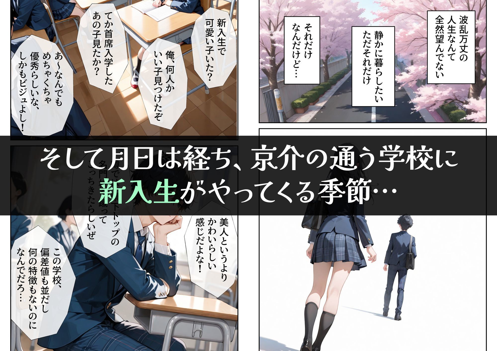 寝取りの実妹 -入学- サンプル2ページ目