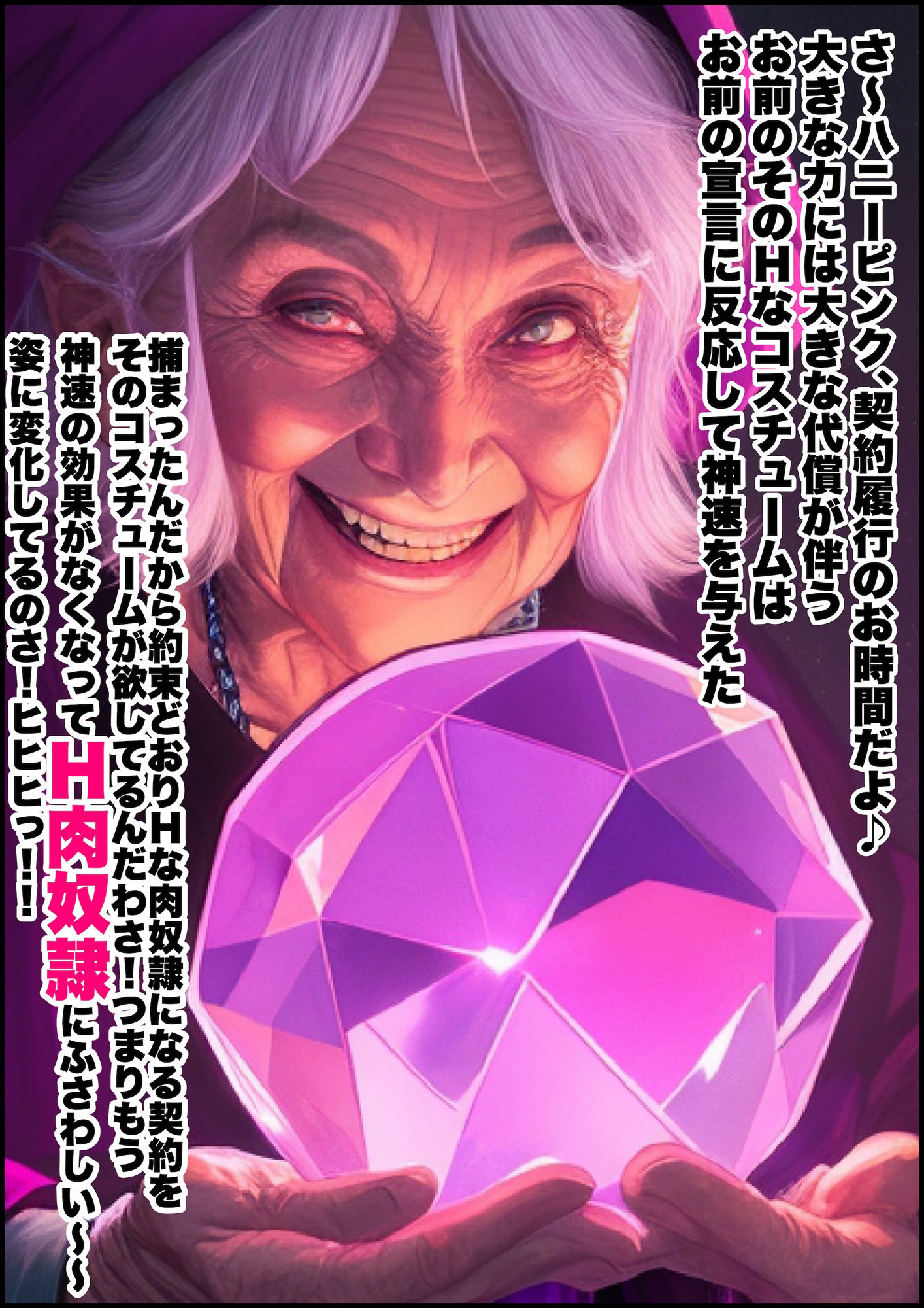 Hに変身・怪盗ハニーピンク2（AI改良版） サンプル3ページ目