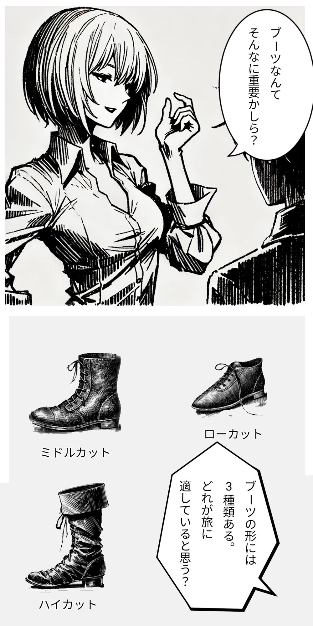 荷物持ち冒険者の装備 サンプル6ページ目
