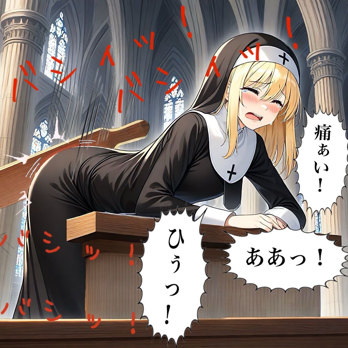 女子修道院のお仕置き サンプル2ページ目