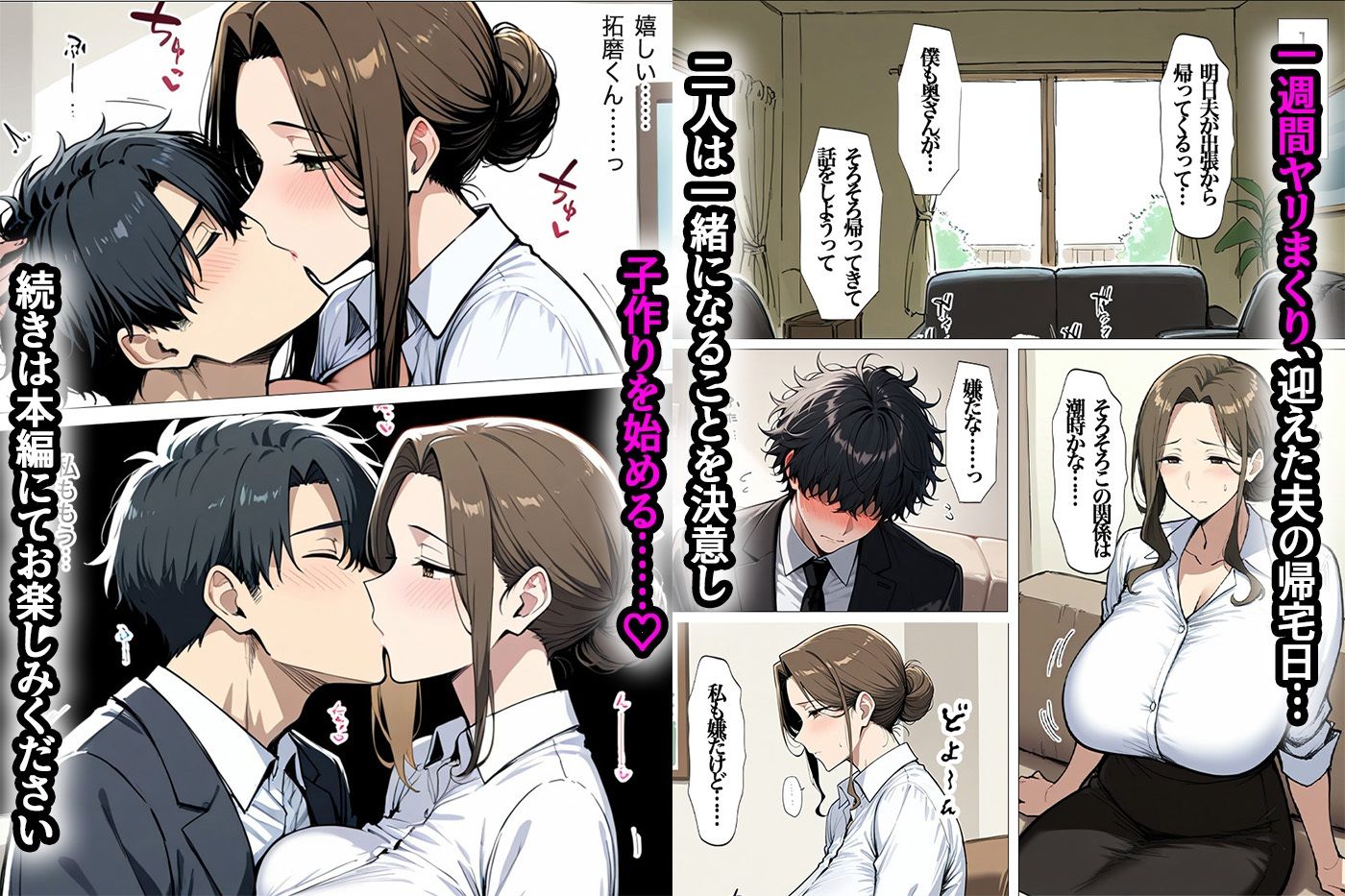 爆乳OLの兄の奥さんと出張中の兄の家で本気ナカだしセックス サンプル10ページ目