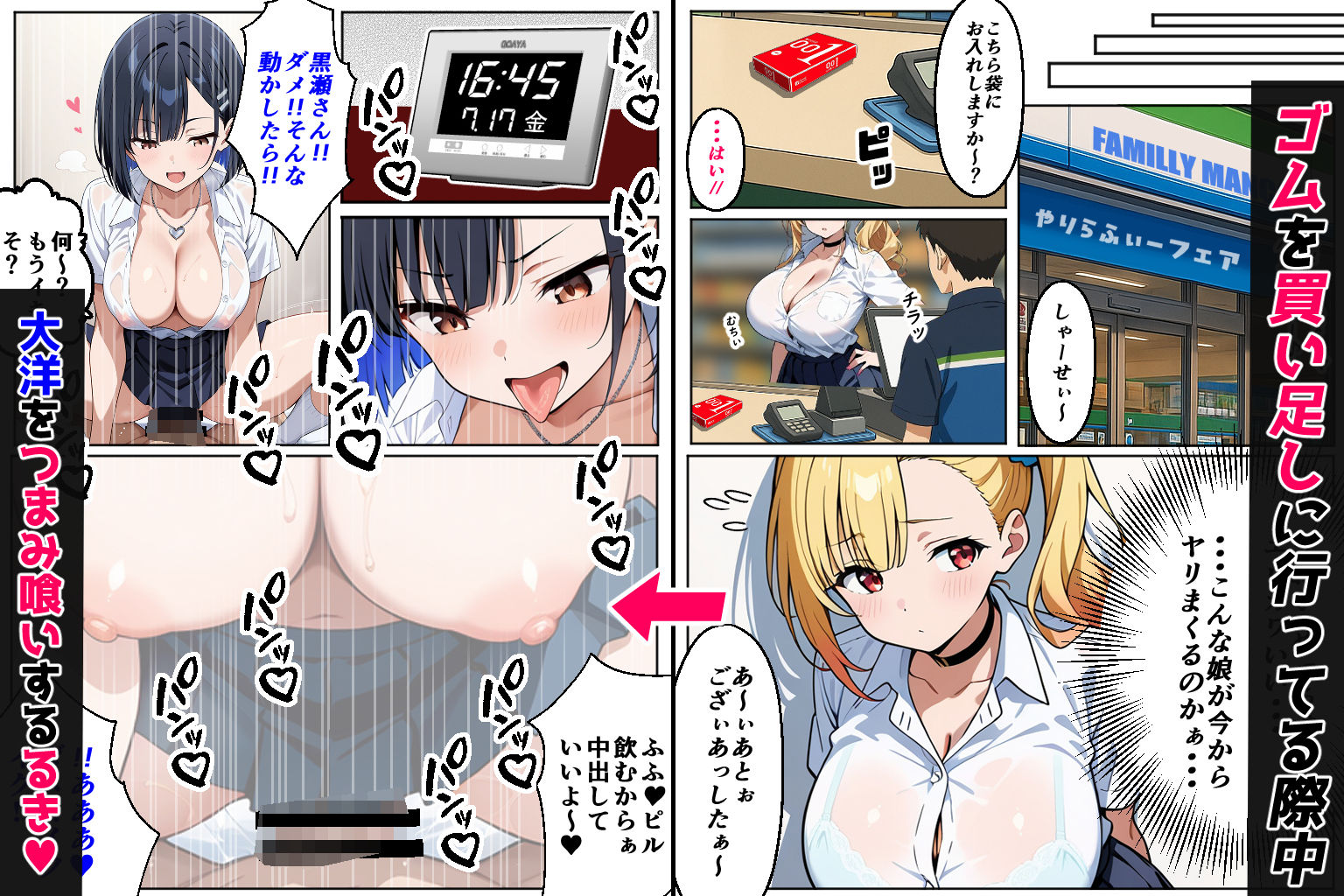 2人のギャルに囲まれて（コミック106p） サンプル9ページ目