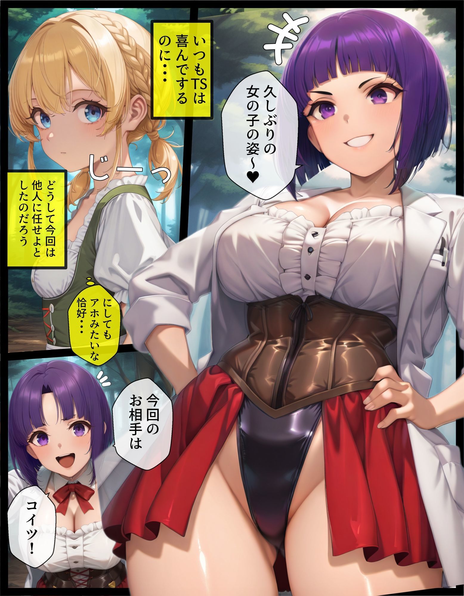 TSして異種姦されたい〜ローパー触手編〜 サンプル2ページ目