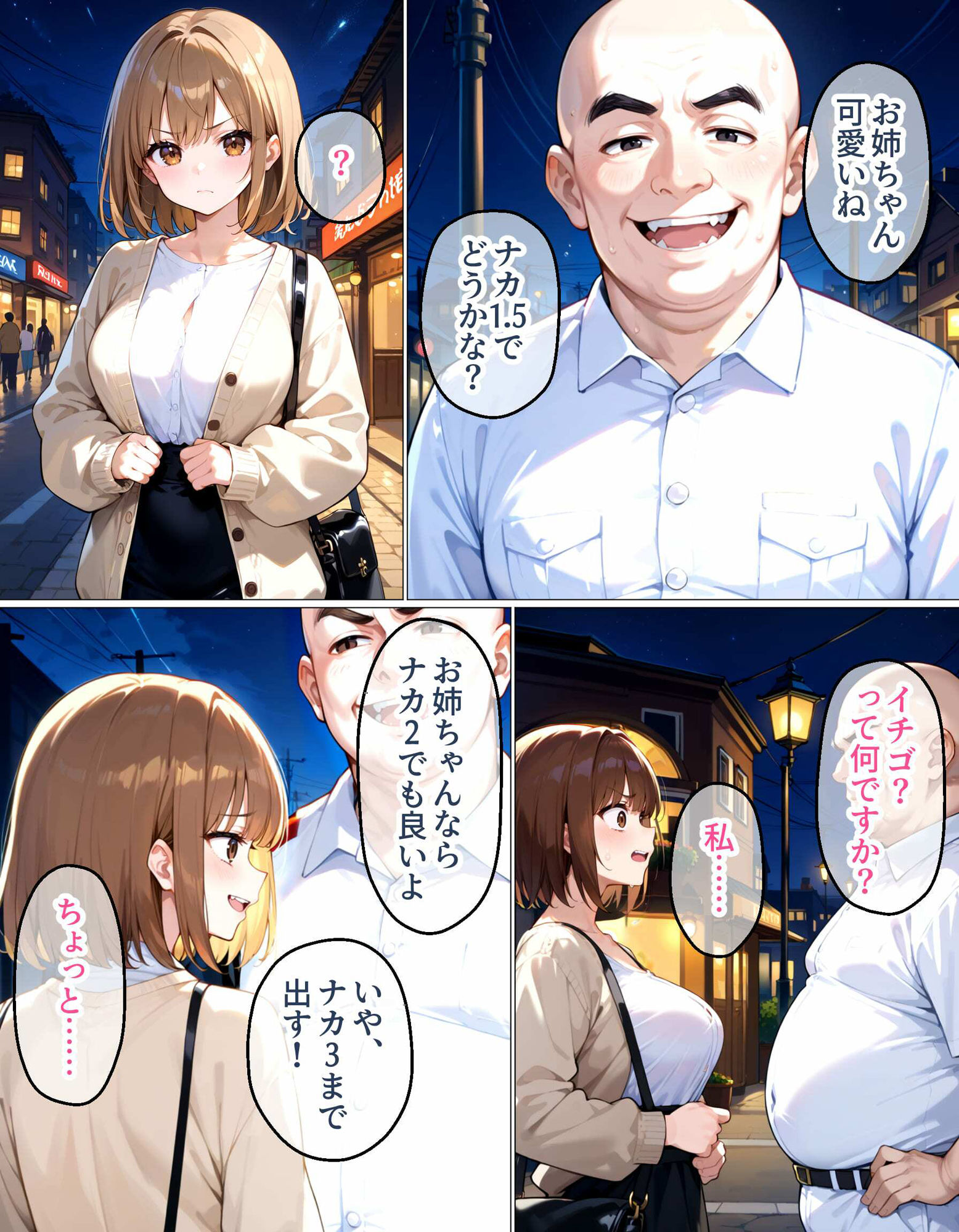 上京したばかりの大学1年生がおじさんに寝取られました サンプル8ページ目