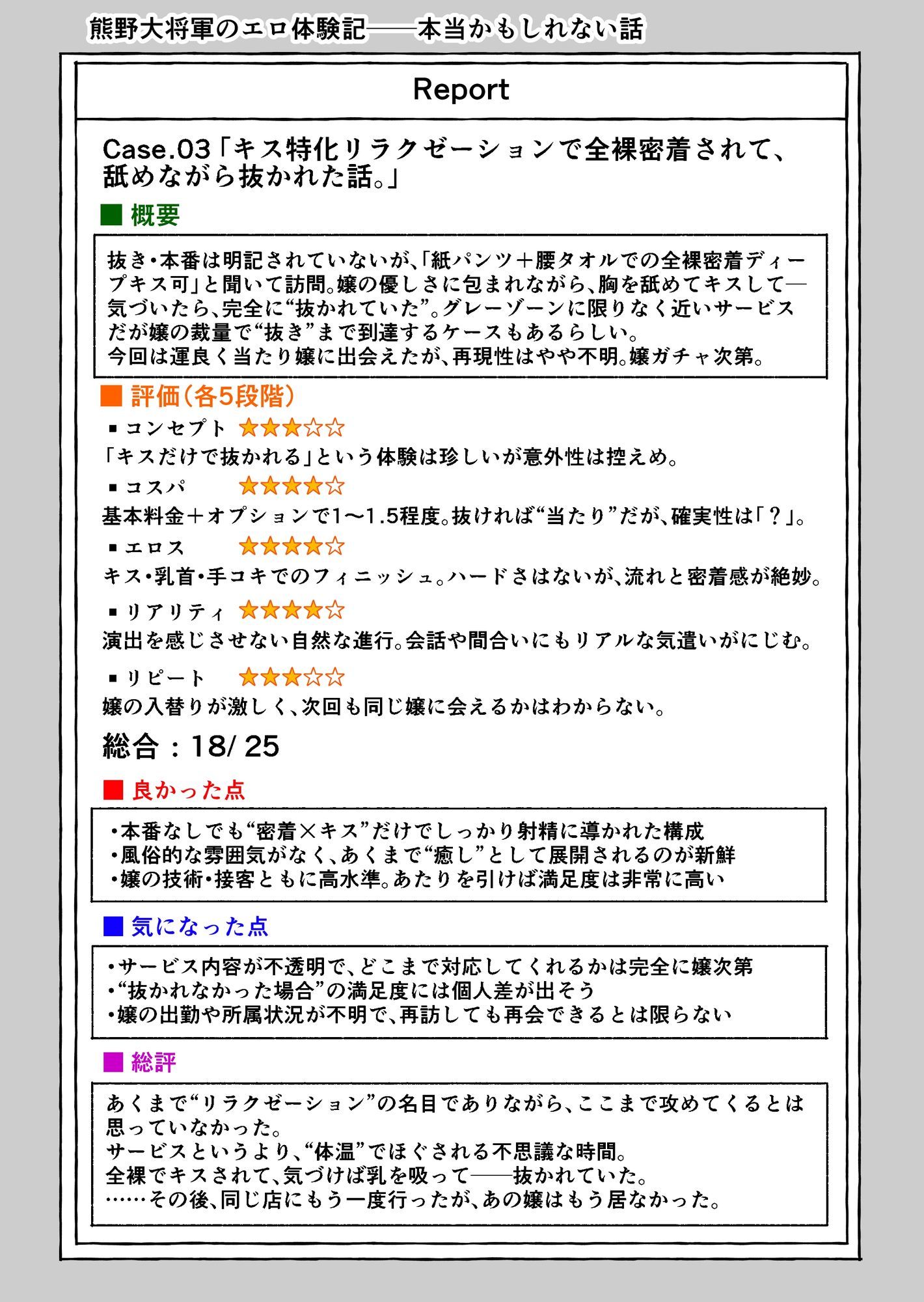 熊野大将軍のエロ体験記  本当かもしれない話 サンプル7ページ目