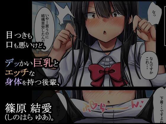 目つきも口も悪い後輩ちゃんは俺のことが好きなのでスケベな水着お願いしてめちゃくちゃHしました。 サンプル1ページ目