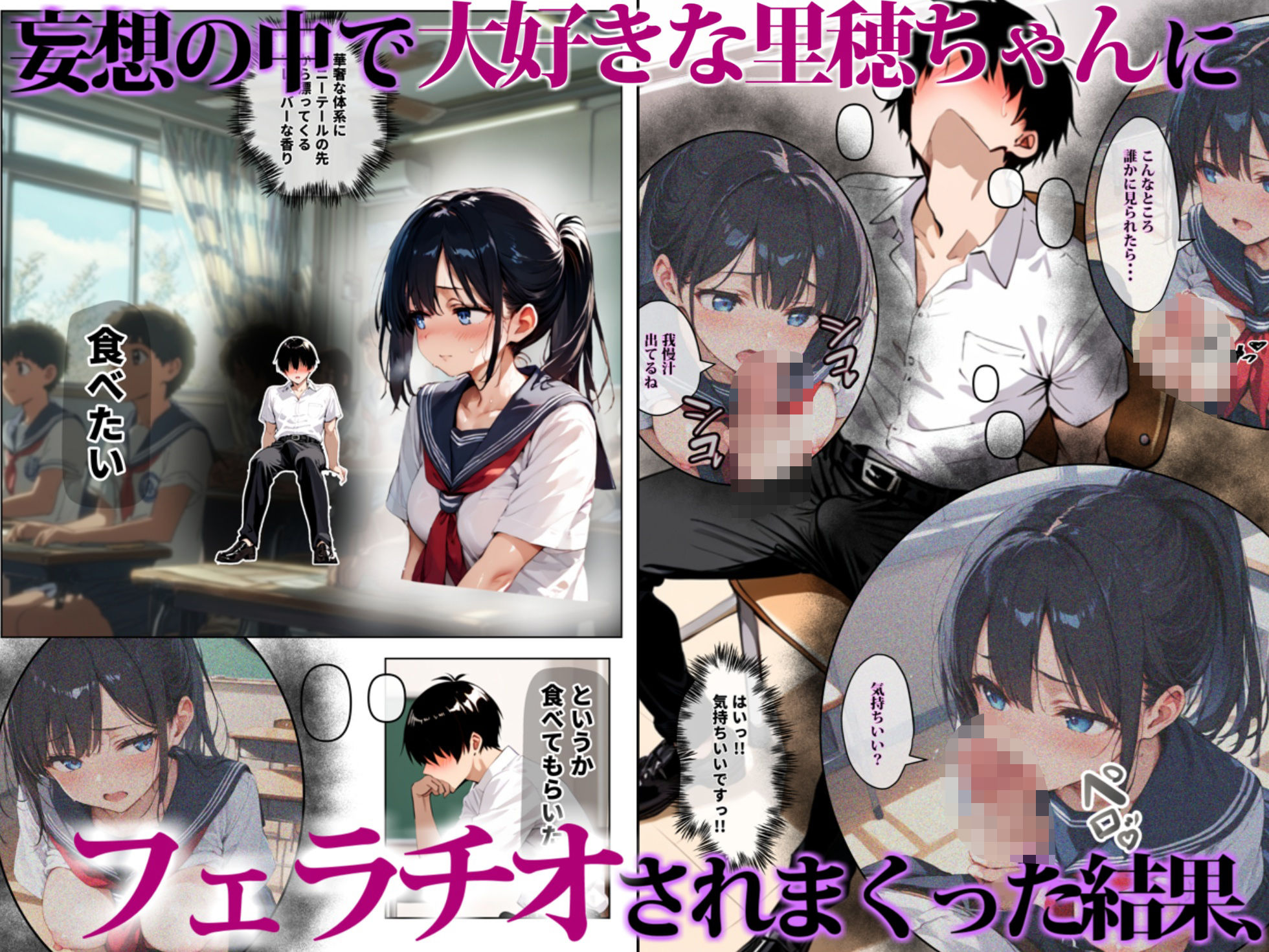 ずっと好きだった女の子に彼氏がいたので、女友達にマ〇コを貸してもらった件 サンプル3ページ目