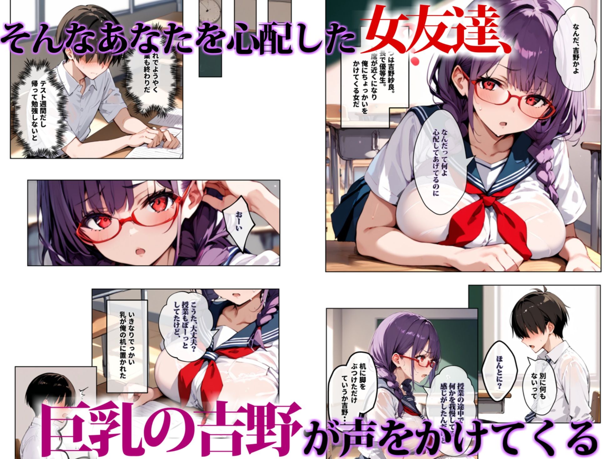 ずっと好きだった女の子に彼氏がいたので、女友達にマ〇コを貸してもらった件 サンプル5ページ目
