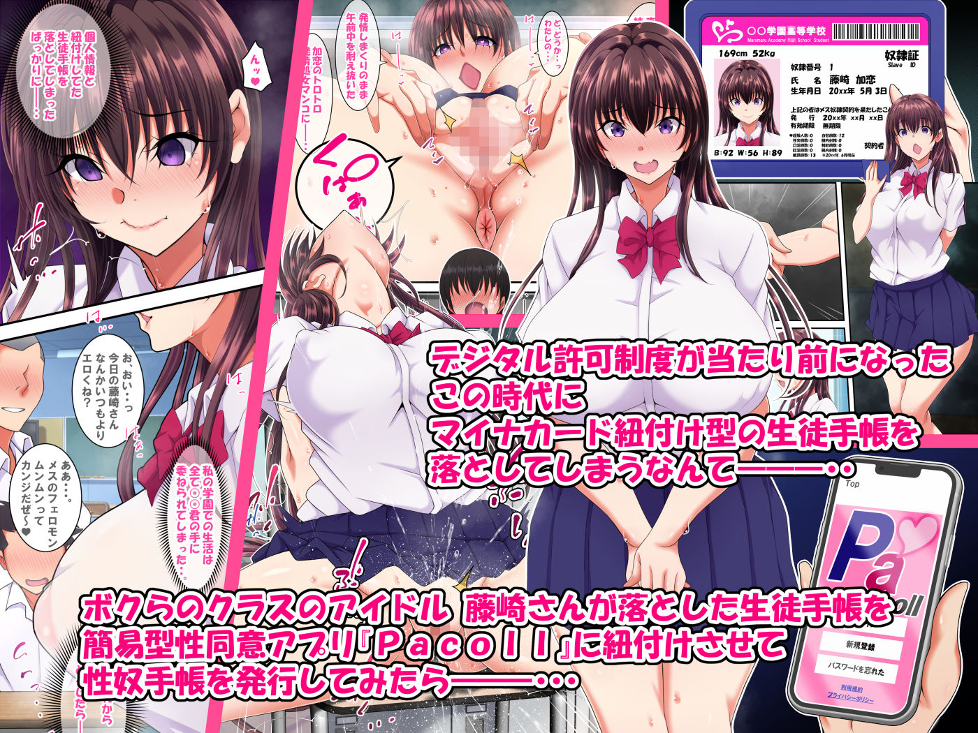簡易型性同意アプリ『パコル』 サンプル1ページ目