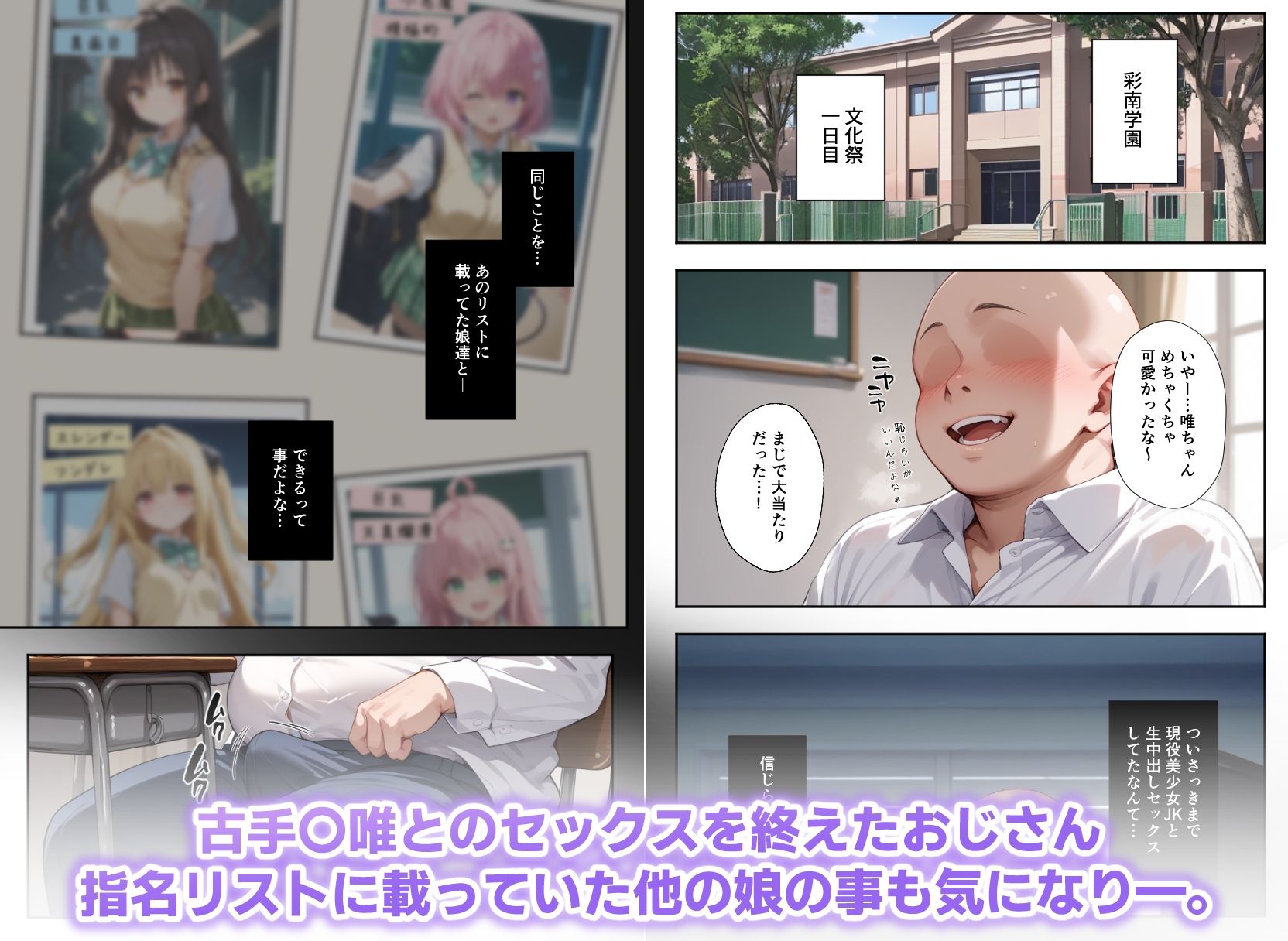 秘密の学園風俗にようこそ！ サンプル2ページ目