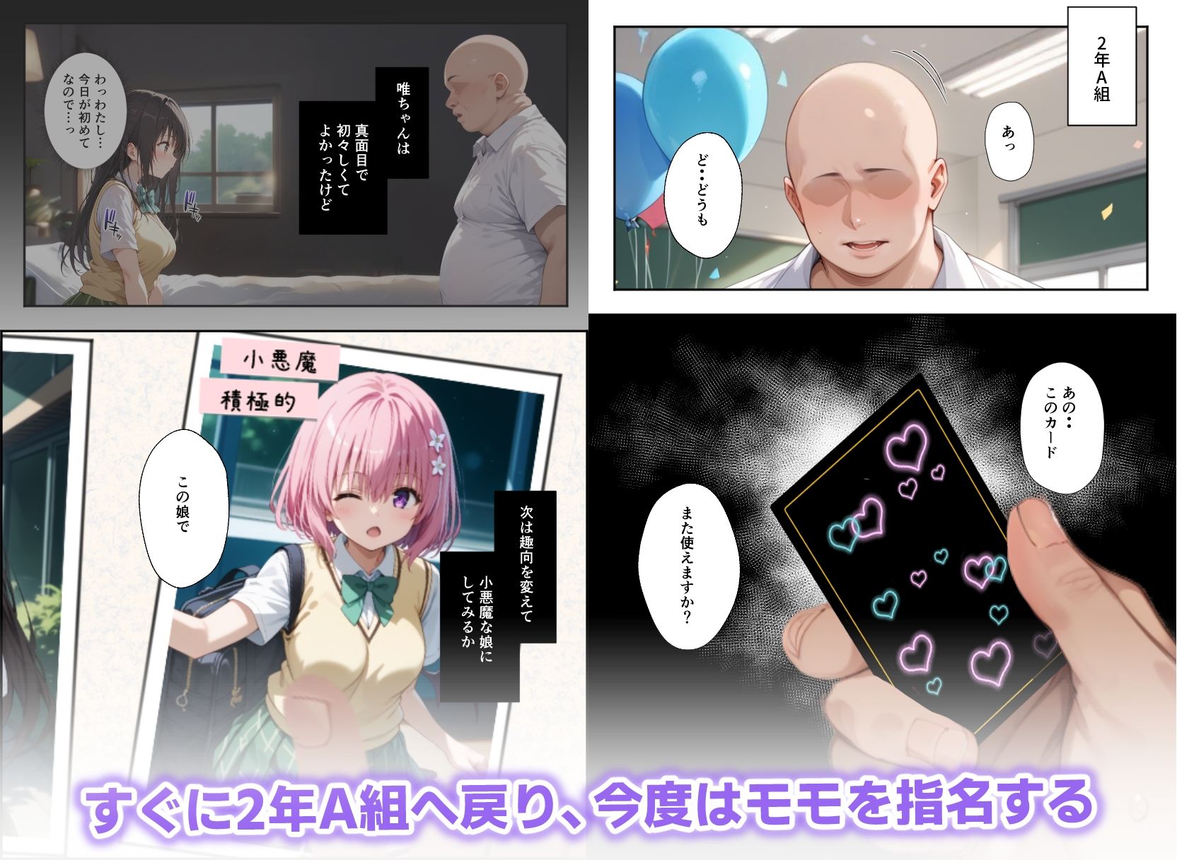 秘密の学園風俗にようこそ！ サンプル3ページ目