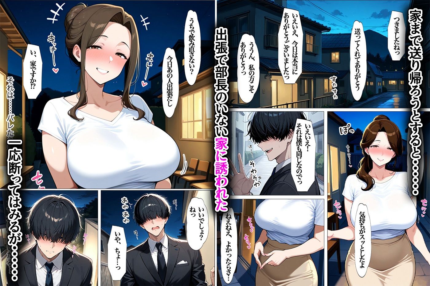 NTR好きの上司の奥さんと上司の家や会社で濃厚本気SEX サンプル5ページ目