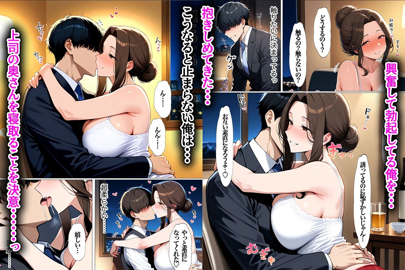 NTR好きの上司の奥さんと上司の家や会社で濃厚本気SEX サンプル7ページ目