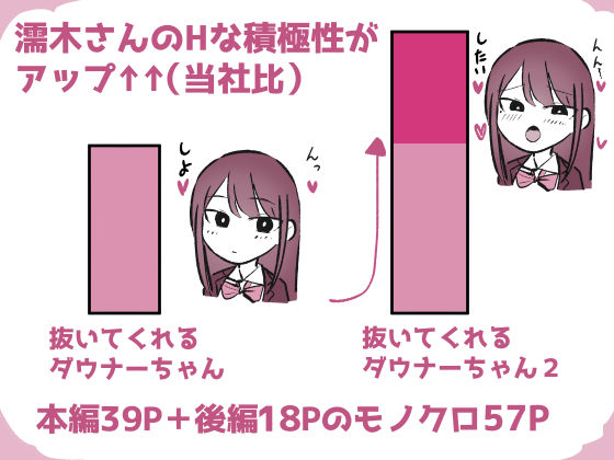 抜いてくれるダウナーちゃん テスト明けのエッチが最高すぎた編 サンプル9ページ目