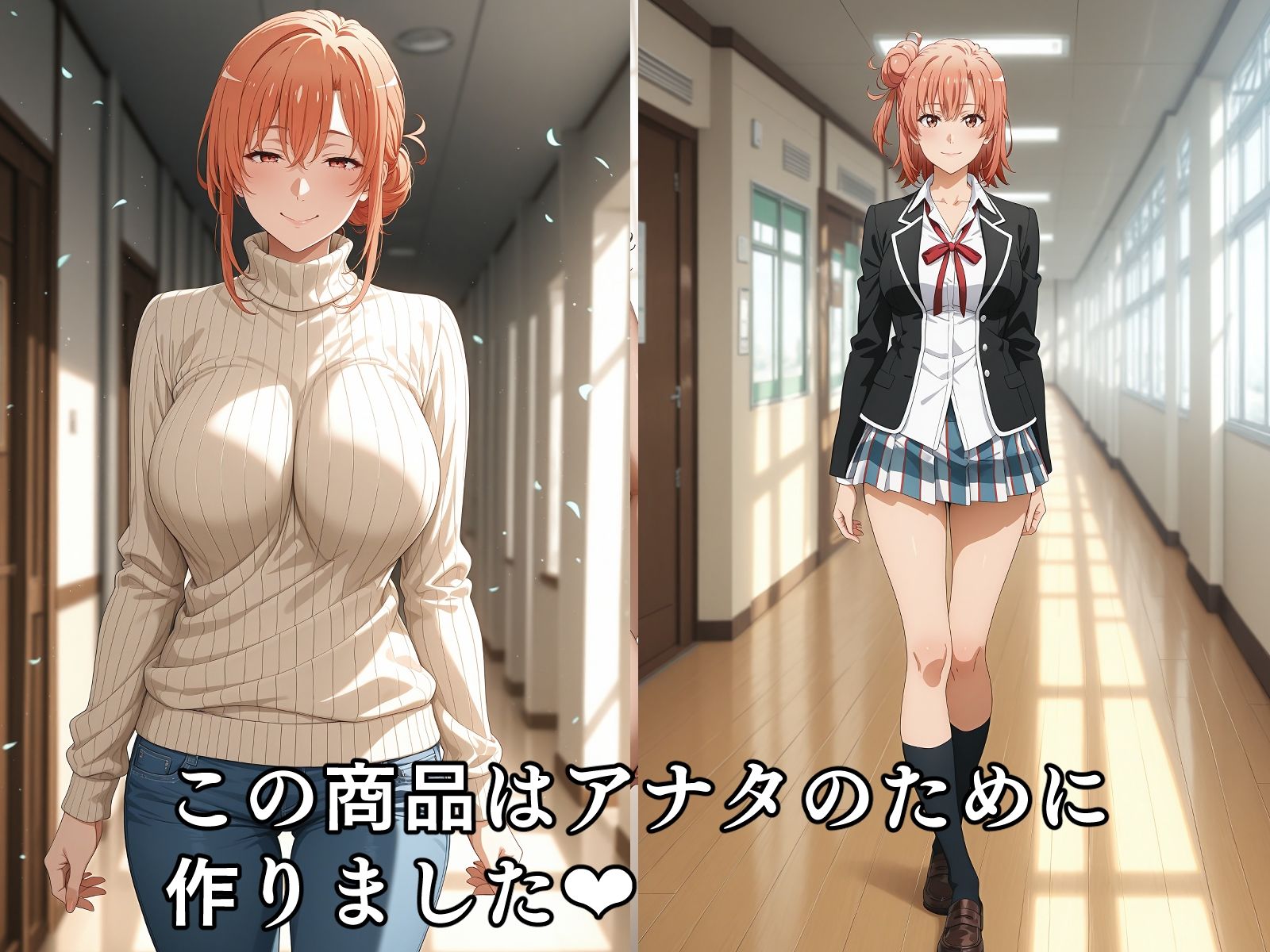 俺〇イルのヒロイン達がアナタのために性的サービス！ サンプル9ページ目