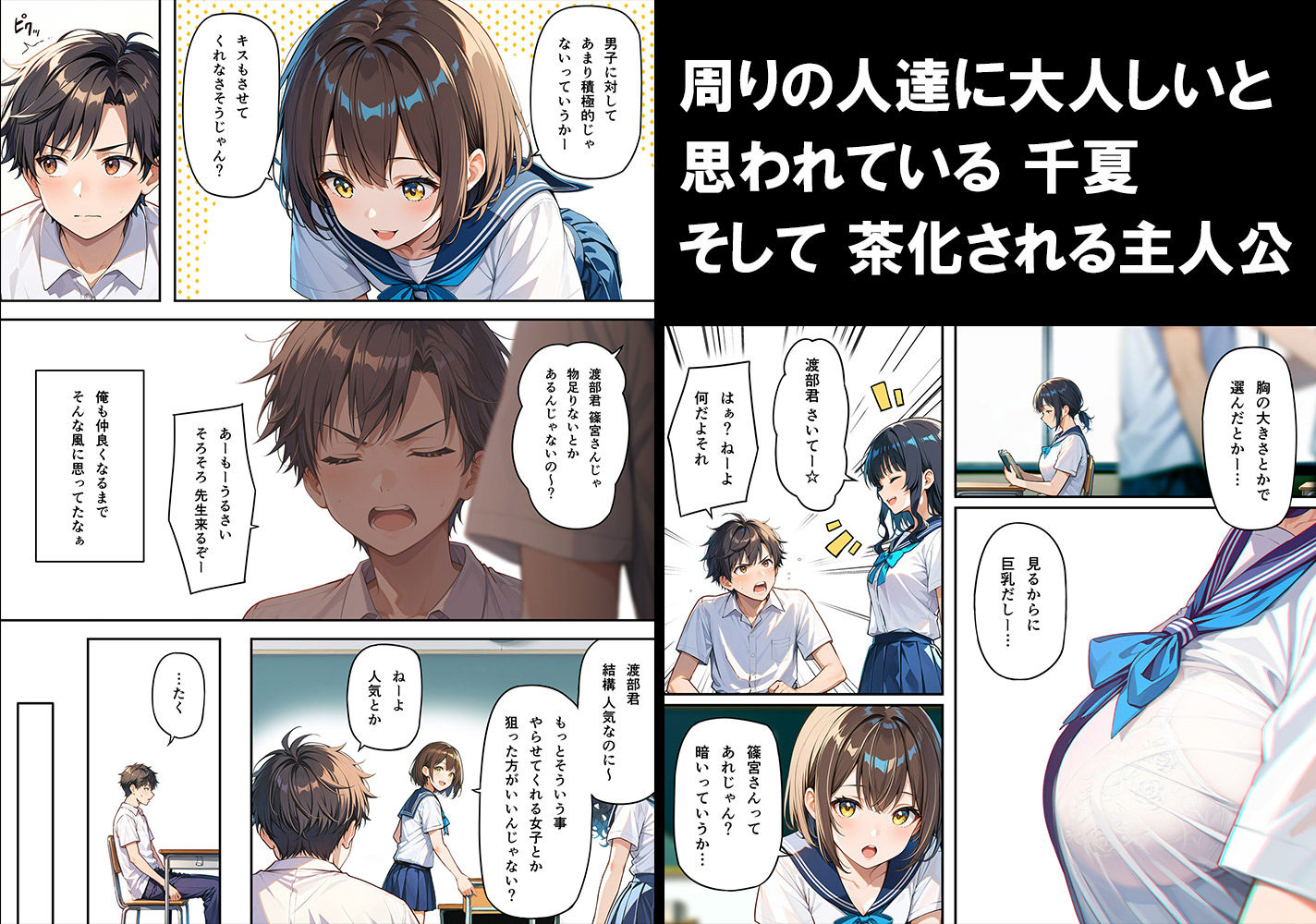 俺の彼女は篠宮千夏です。 サンプル4ページ目