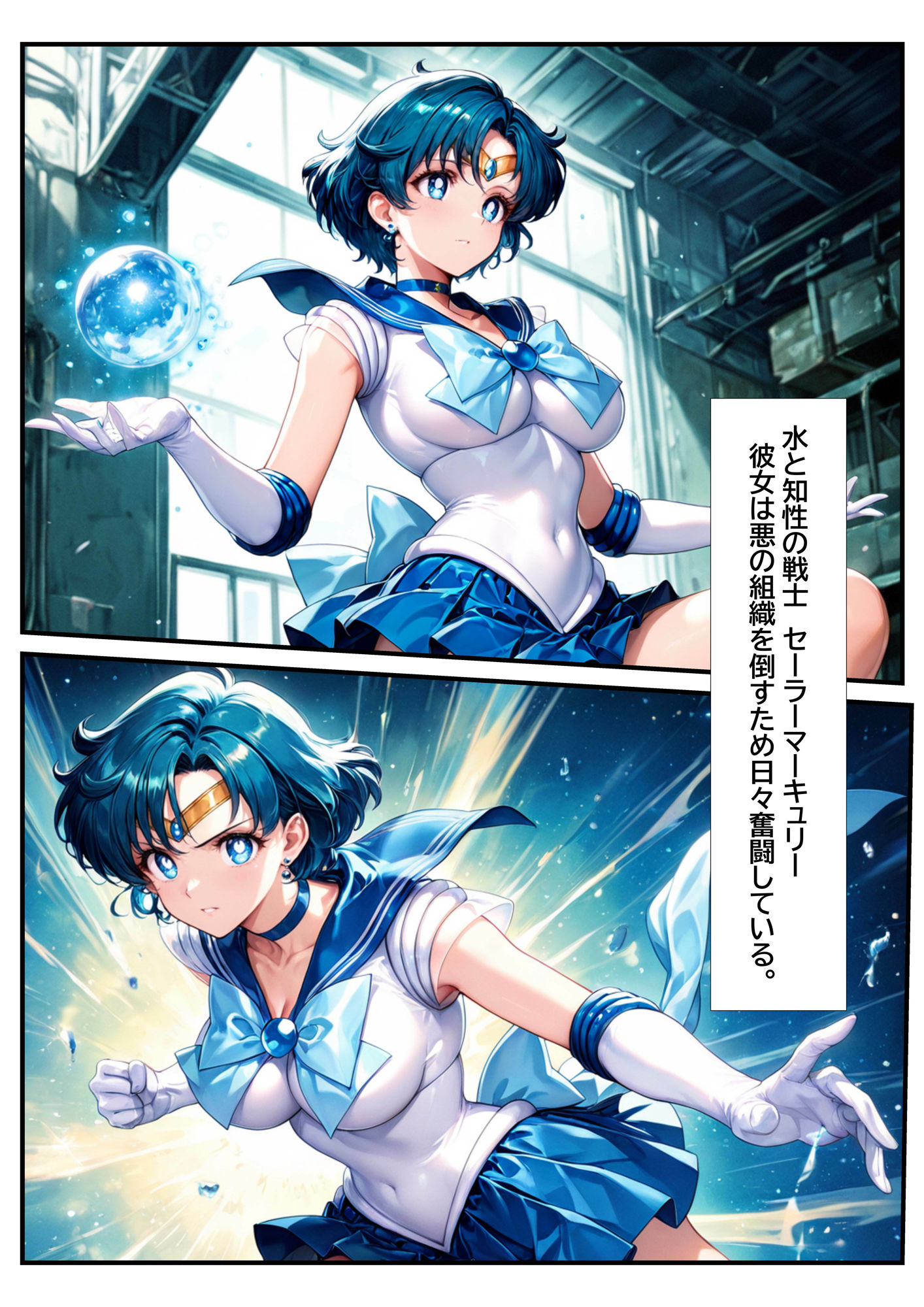 敗北の拘束輪●  セーラーマーキュリー サンプル2ページ目