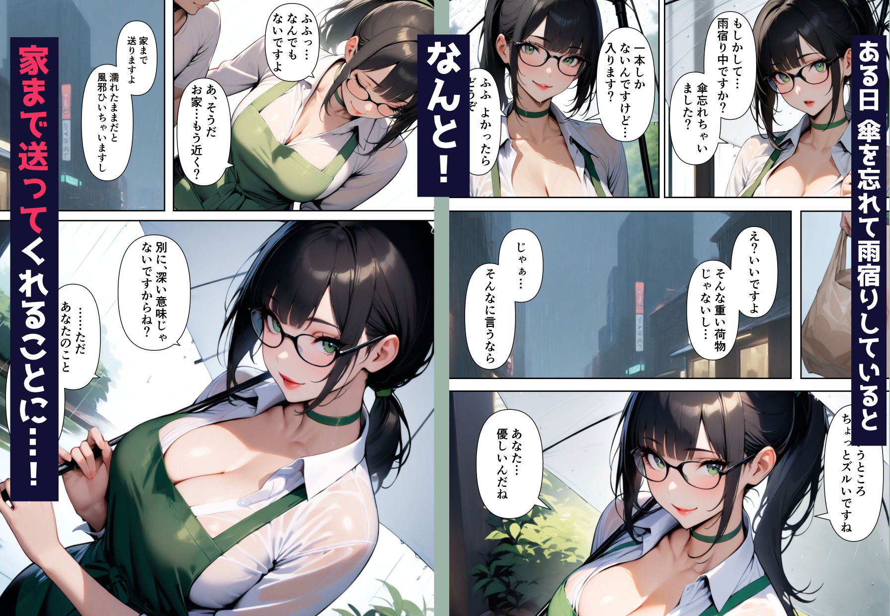 カフェのお姉さんが家までついて来てフェラしてくれた上に何度もナカ出しセックスさせてくれた話 サンプル2ページ目