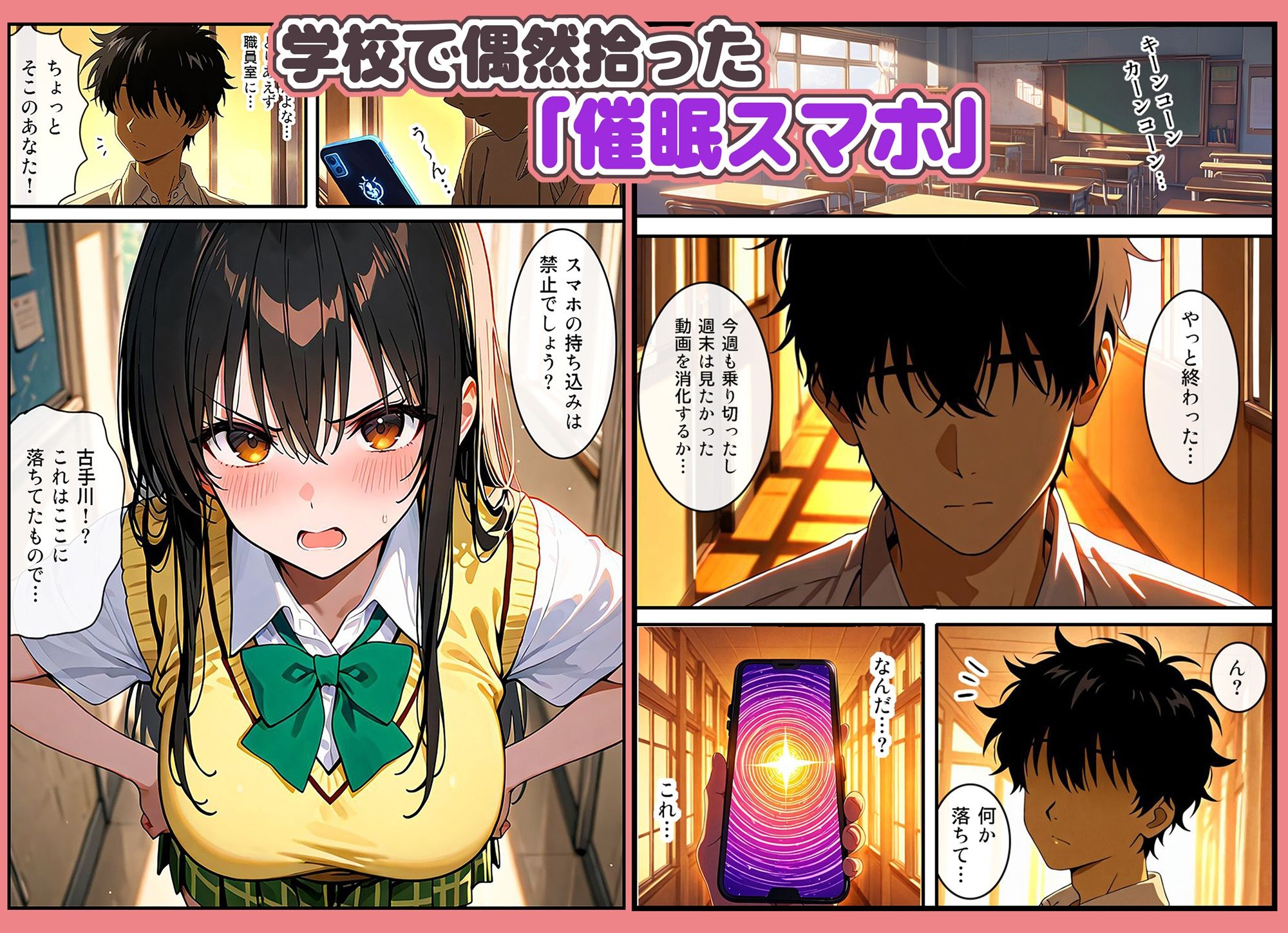 催●アプリで本音と欲望が全部口から出ちゃう古手川唯の話 サンプル1ページ目