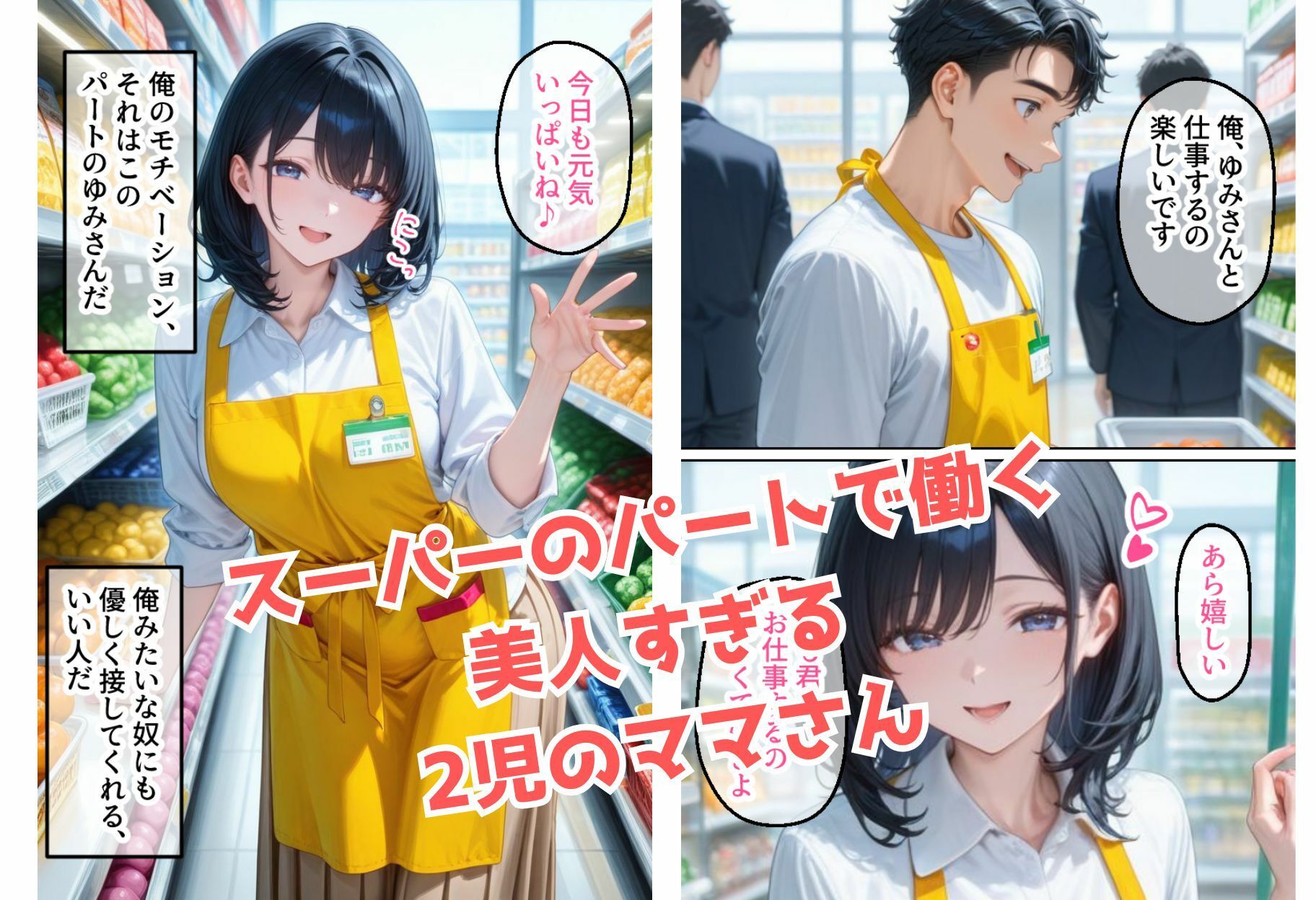 バ先のママさんがチン棒に服従した件【全Pセリフあり】 サンプル1ページ目