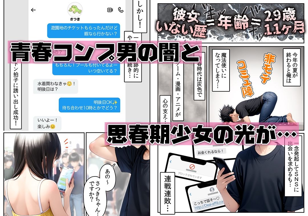 【漫画】初体験【99P】さらば青春コンプレックスの闇■夏休み■思春期少女■好奇心■ サンプル1ページ目