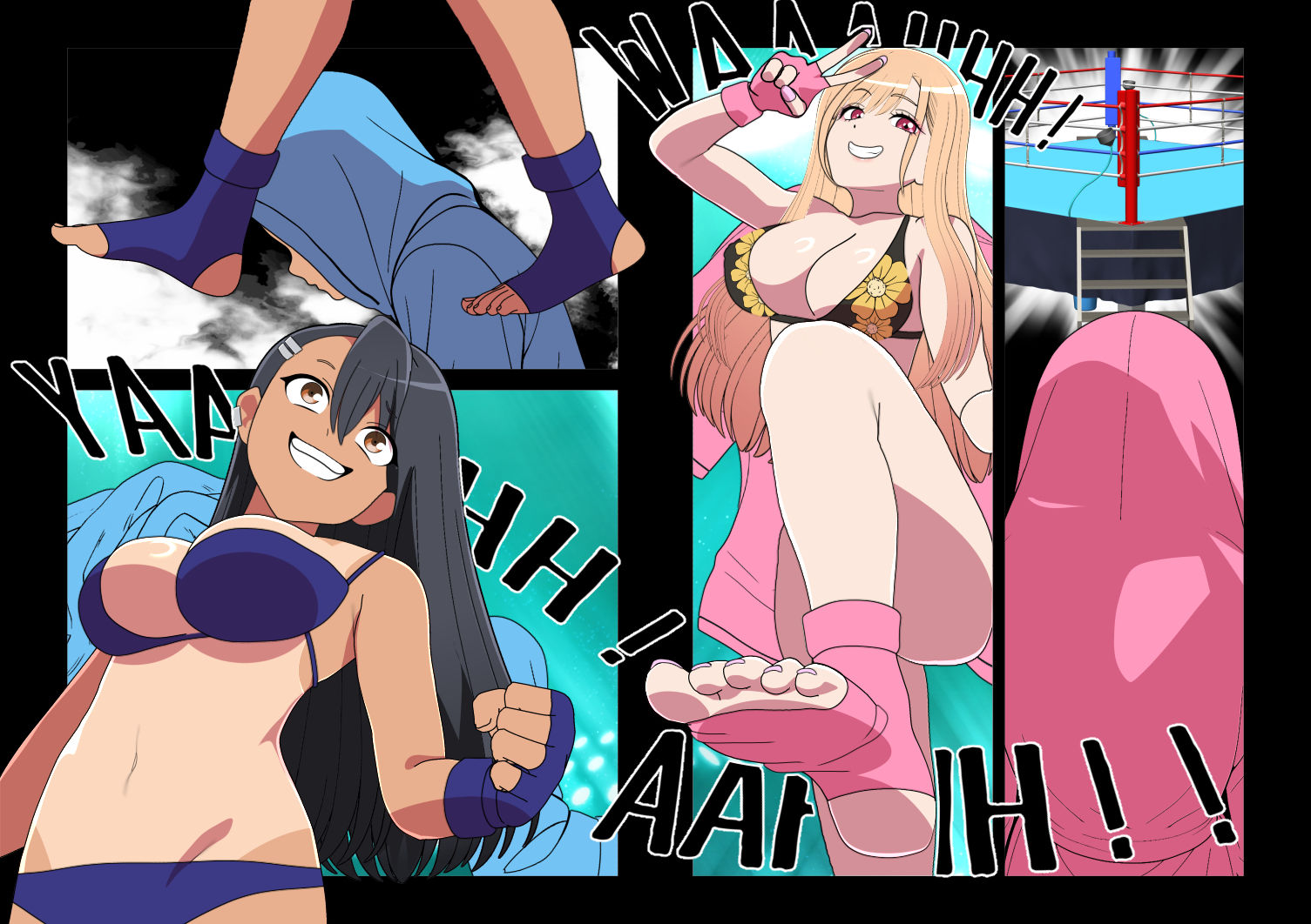 ANIME GIRLS MMA サンプル1ページ目