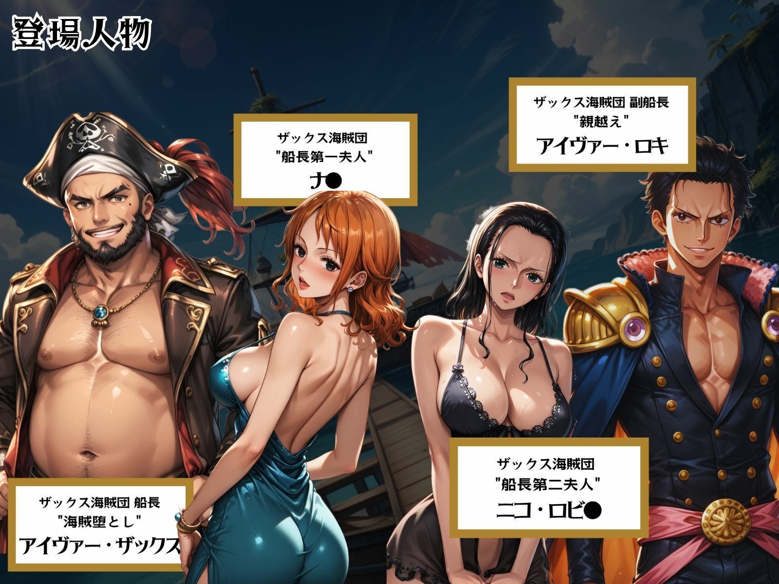 巨乳海賊狩り 3 〜服従の証 完全妊娠 Wフェラ〜 サンプル3ページ目
