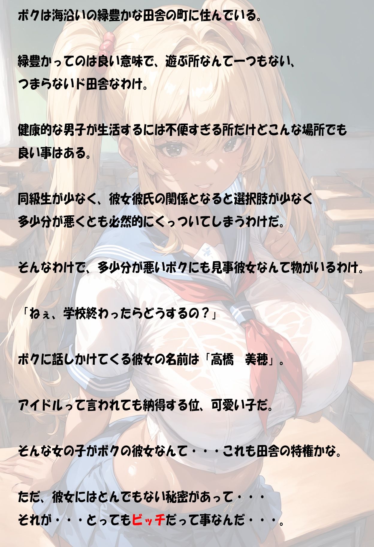 ボクのビッチな彼女  VOL.1 サンプル2ページ目